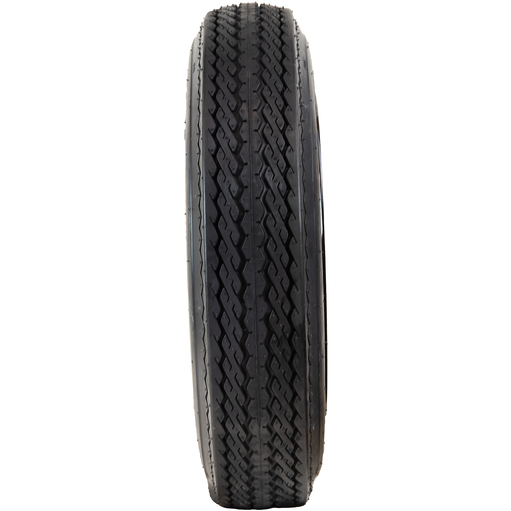 HIRUN, Highway Trailer Tire Assembly, Bias Ply, Black Mod, Tire Size 4