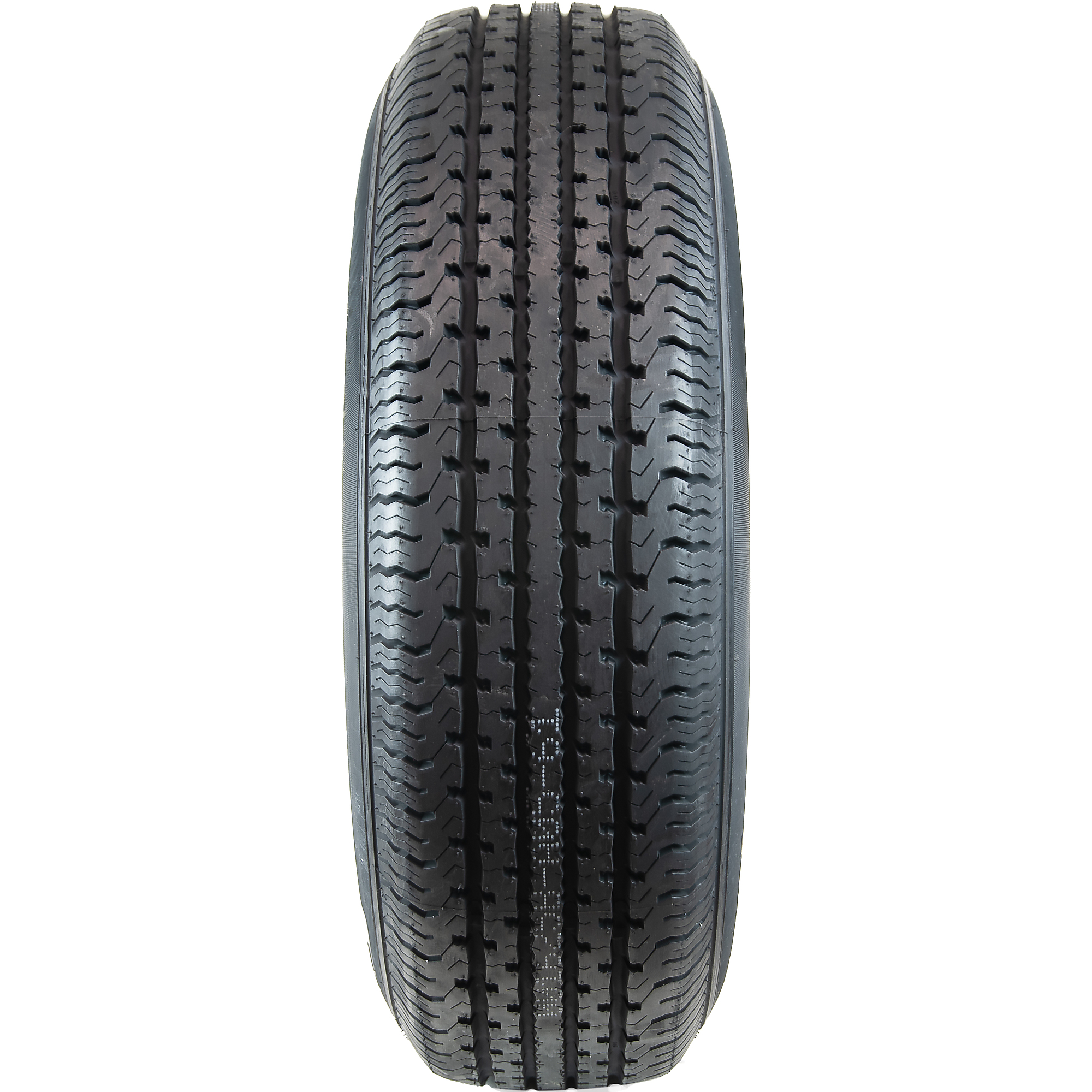 HIRUN, Highway Trailer Tire Assembly, Radial, Black Mod, Tire Size