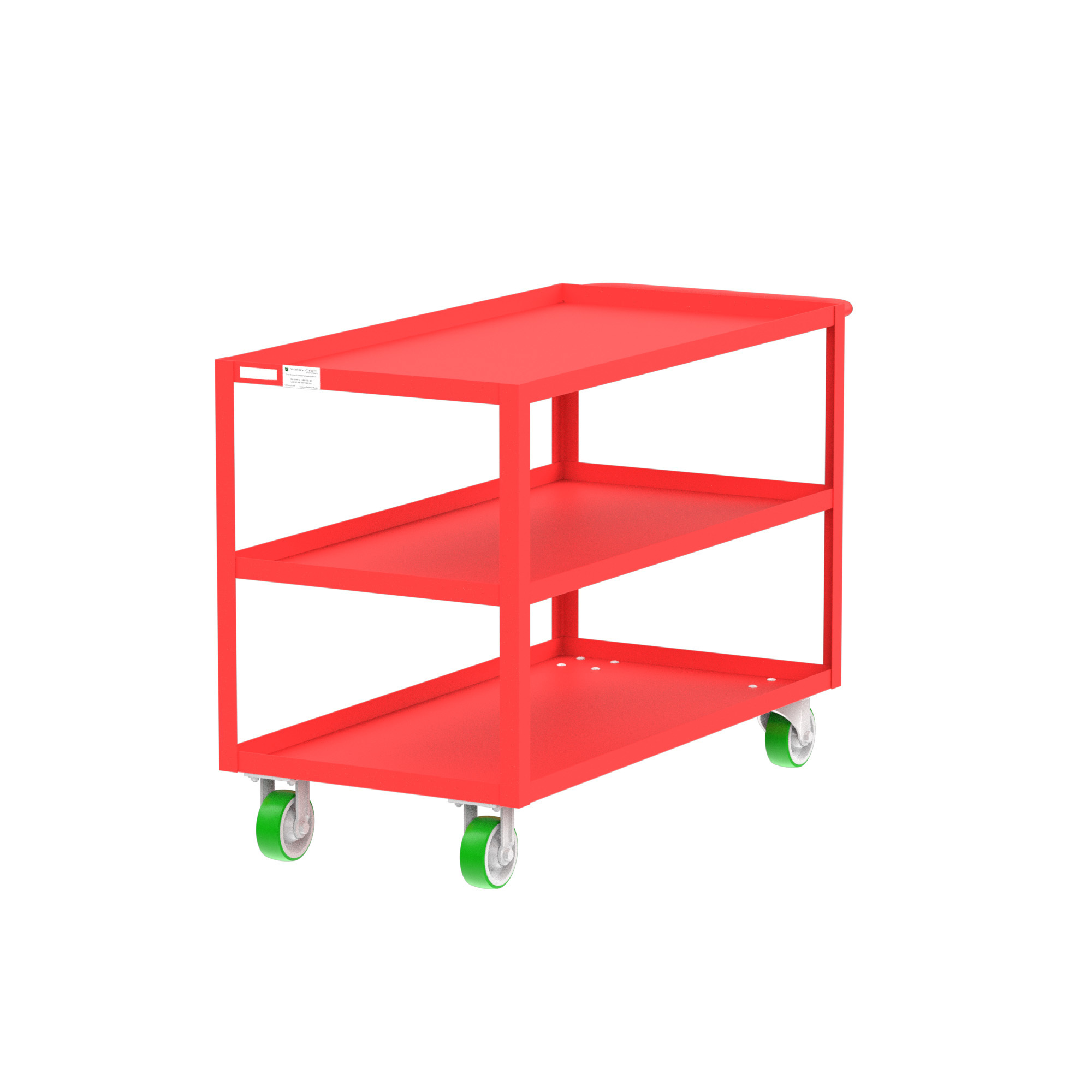 3-Shelf Utility Carts - Valley Craft