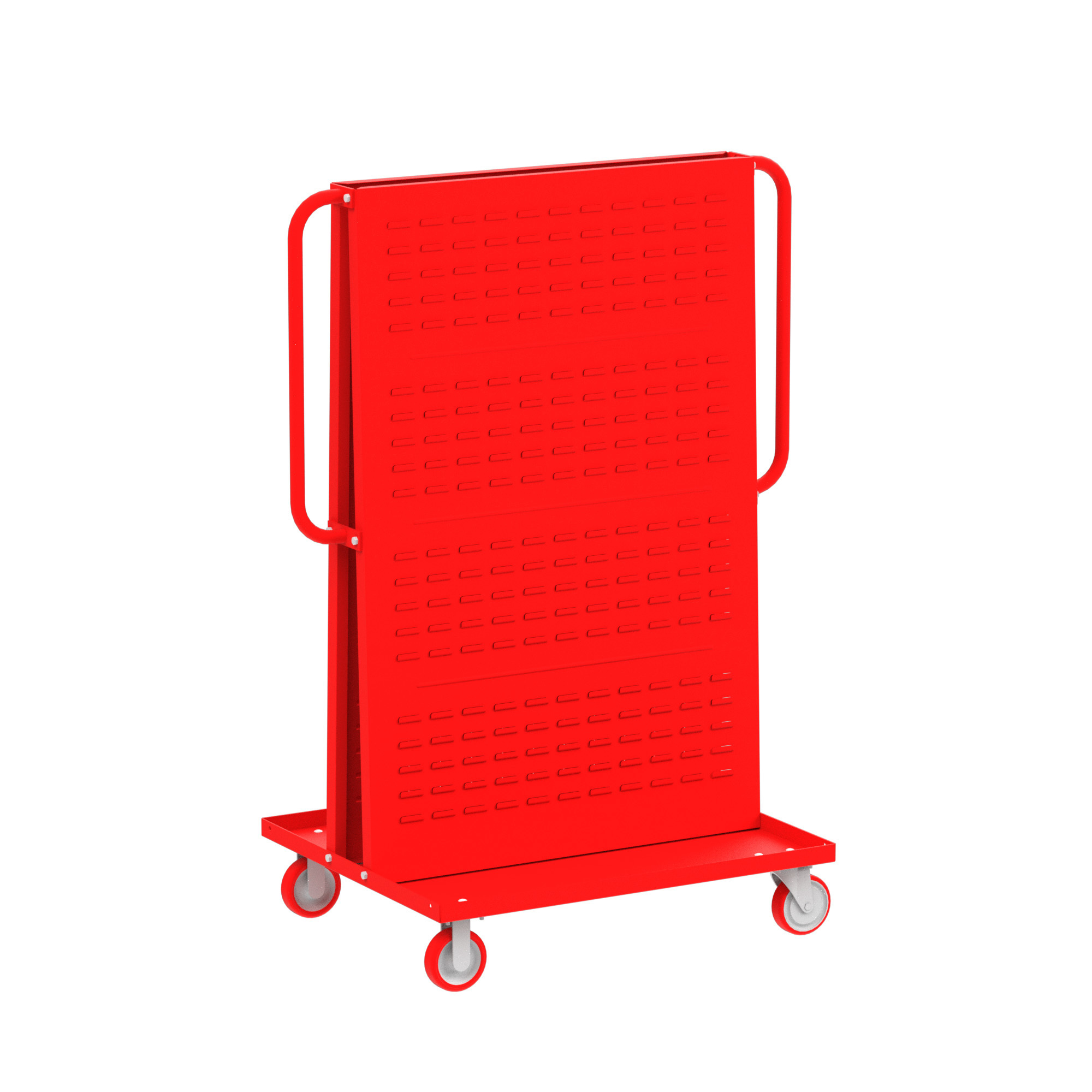 Valley Craft, Bin Tool A-Frame Cart, Louvered Panels, Total