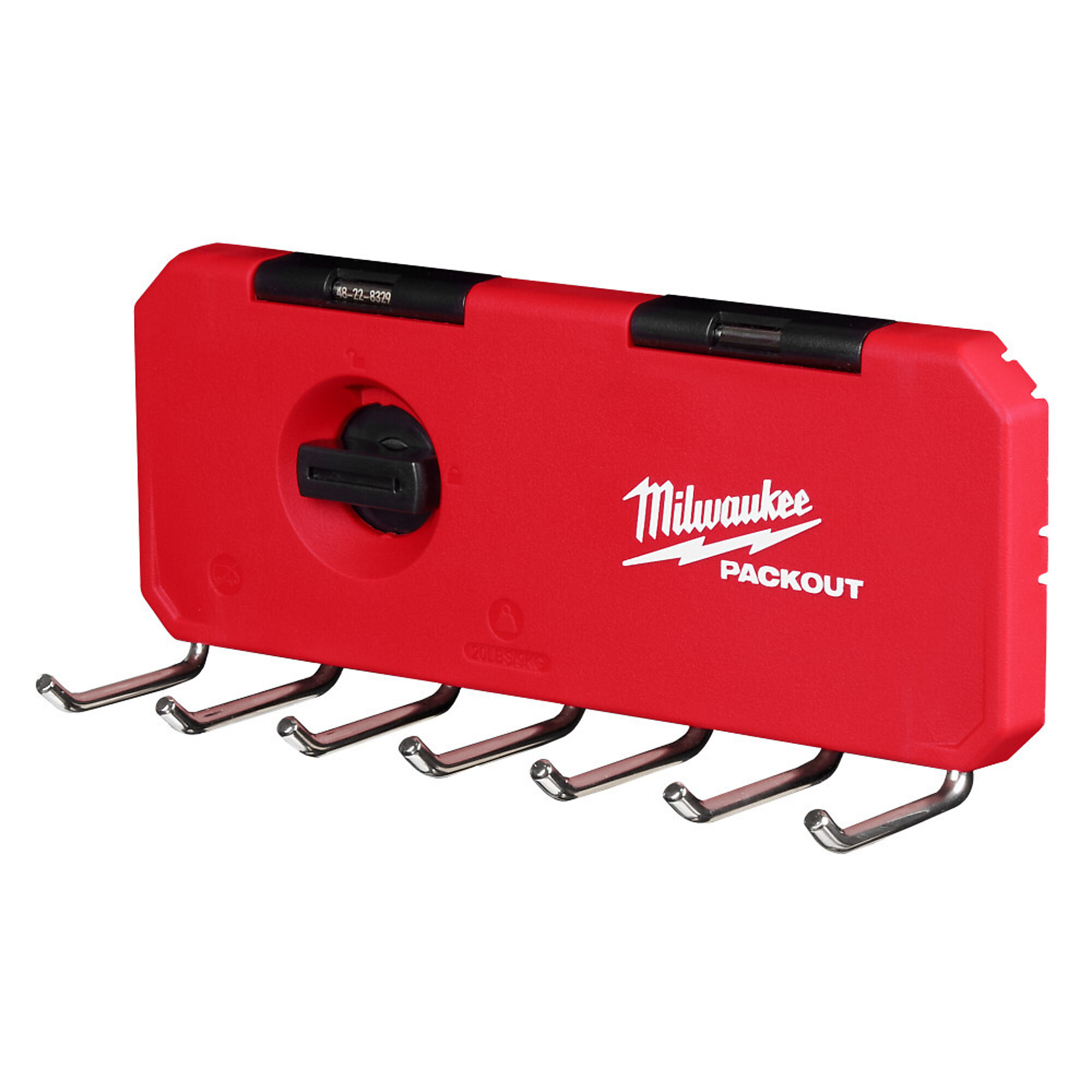 Milwaukee PACKOUT 7-Hook Rack, Model# 48-22-8329