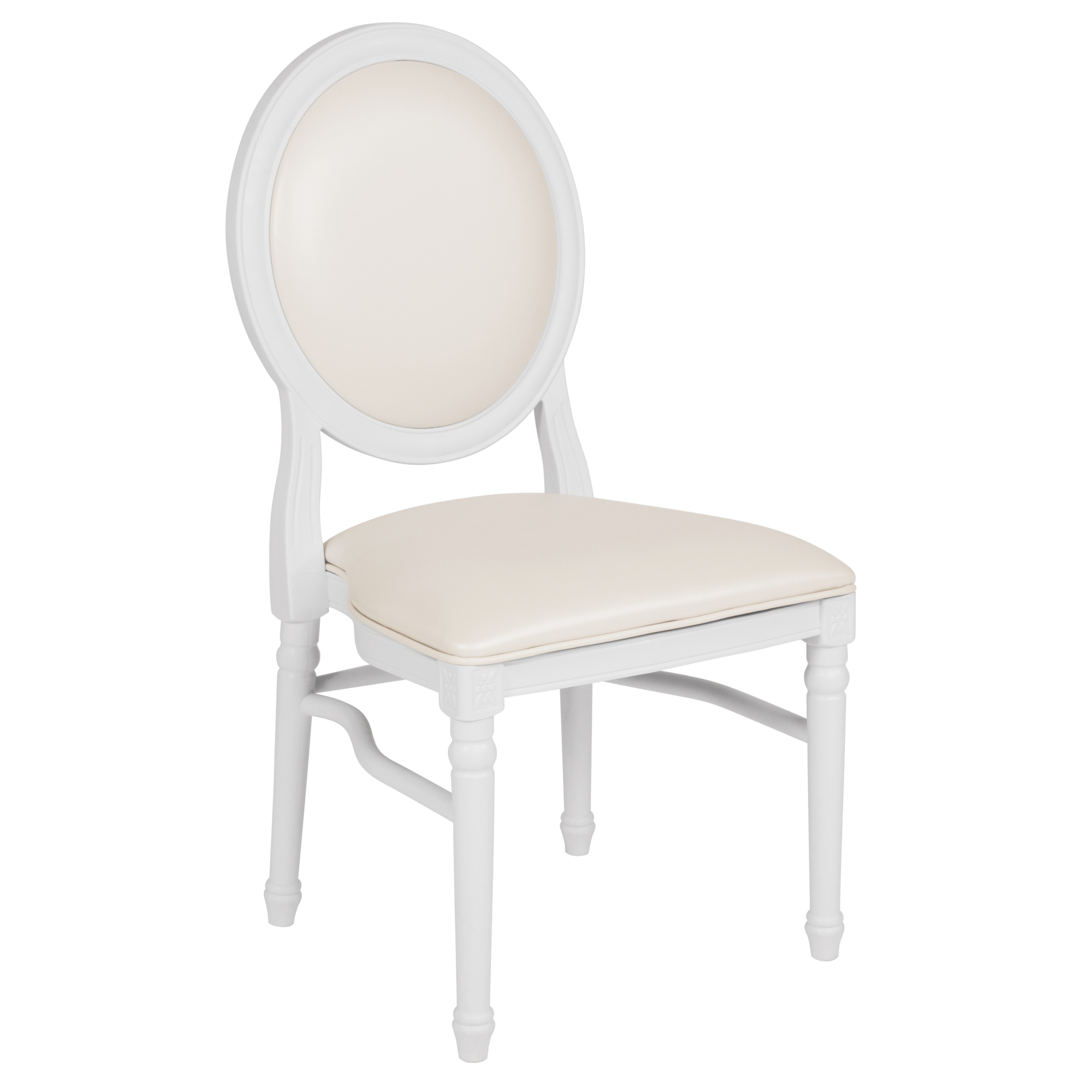 Flash Furniture, 900 lb. Rated Chair - White Seat and White Frame, Included (qty.) 1 Model# LEWWMON