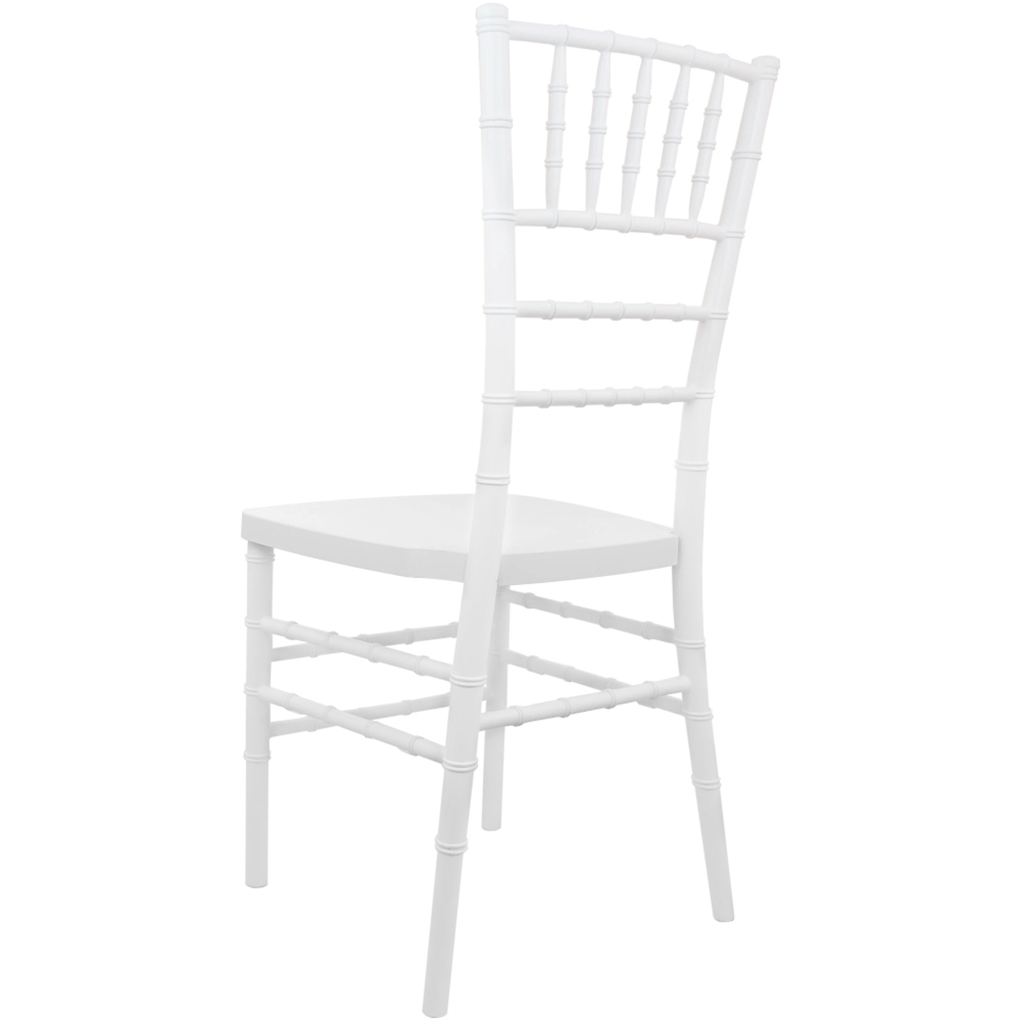 Flash Furniture, White Resin Chiavari Chair, Included (qty.) 1 Model