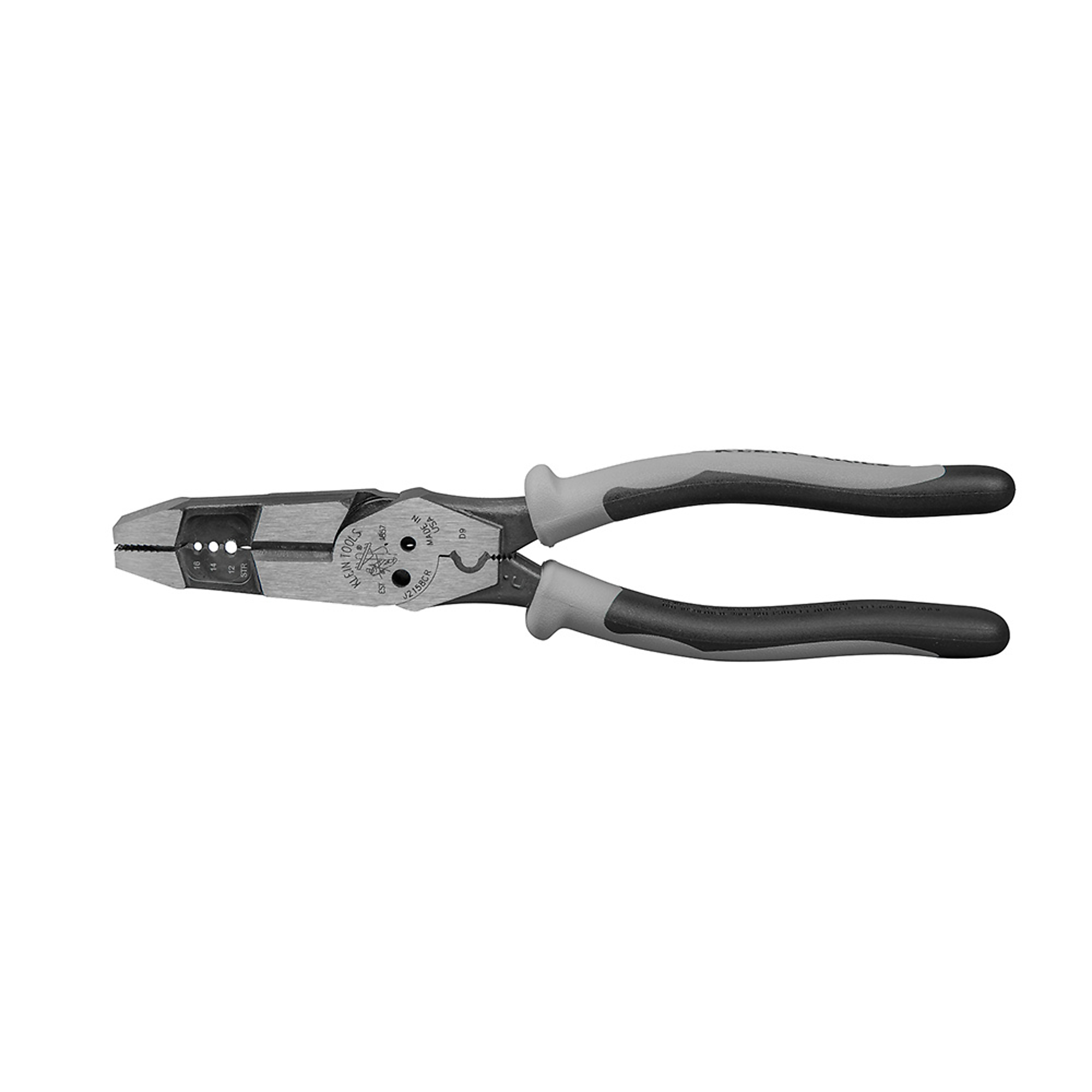 Klein Tools, Hybrid Pliers with Crimper, Jaw Capacity 1.5 in, Model# J2158CR