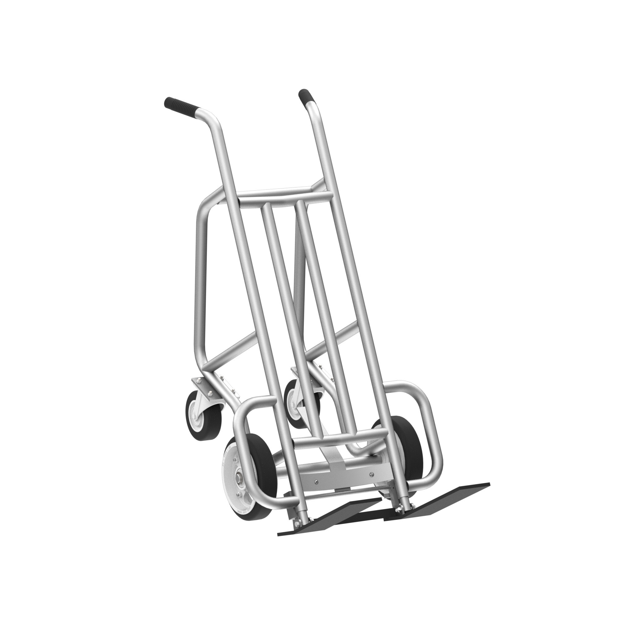 Valley Craft, 4-Wheel Pallet Hand Truck, Load Capacity 1000 lb, Height 54 in, Material Aluminum, Model# F84802A9