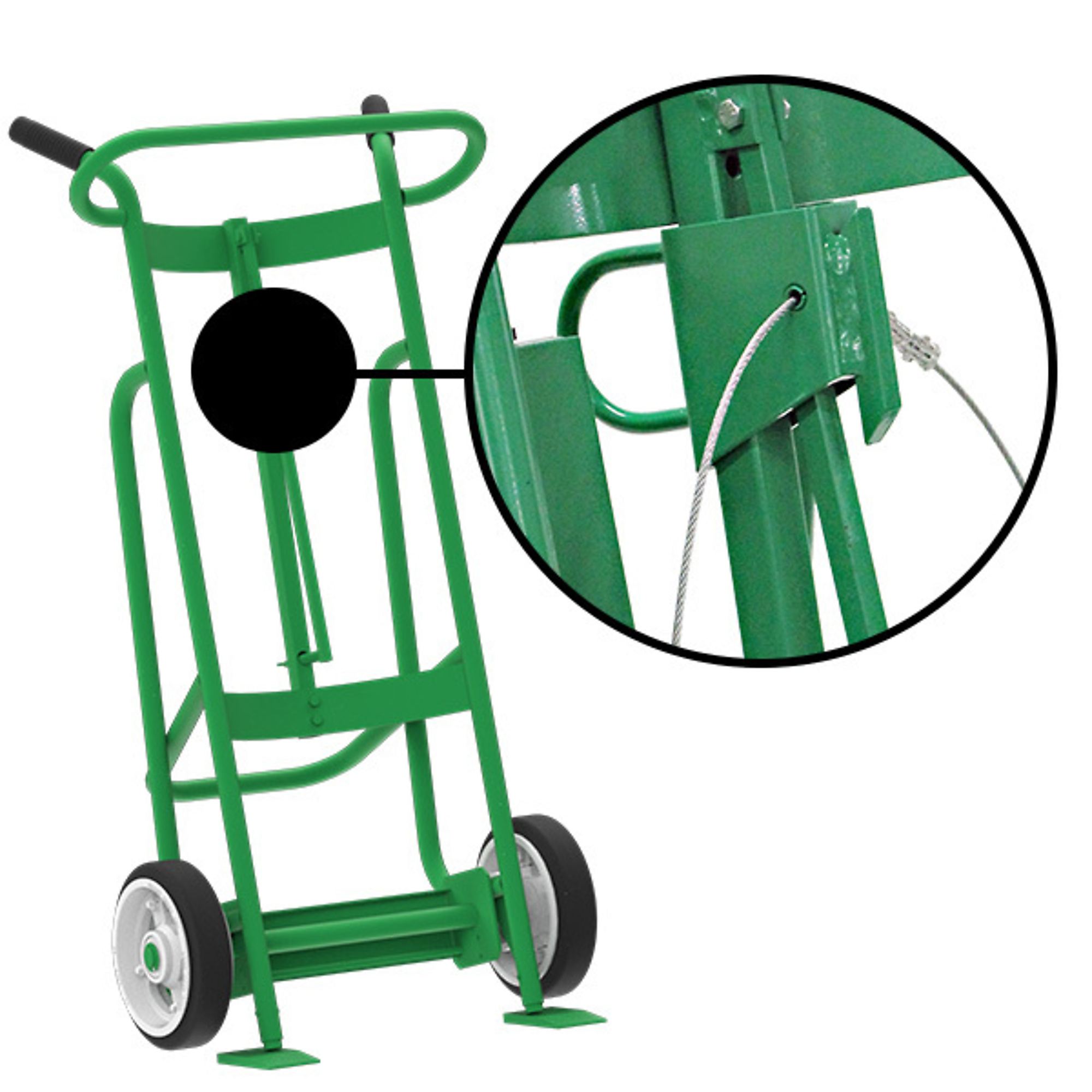 Valley Craft, 2-Wheel Drum Hand Truck, Capacity 1000 lb, Model# F81735A7C