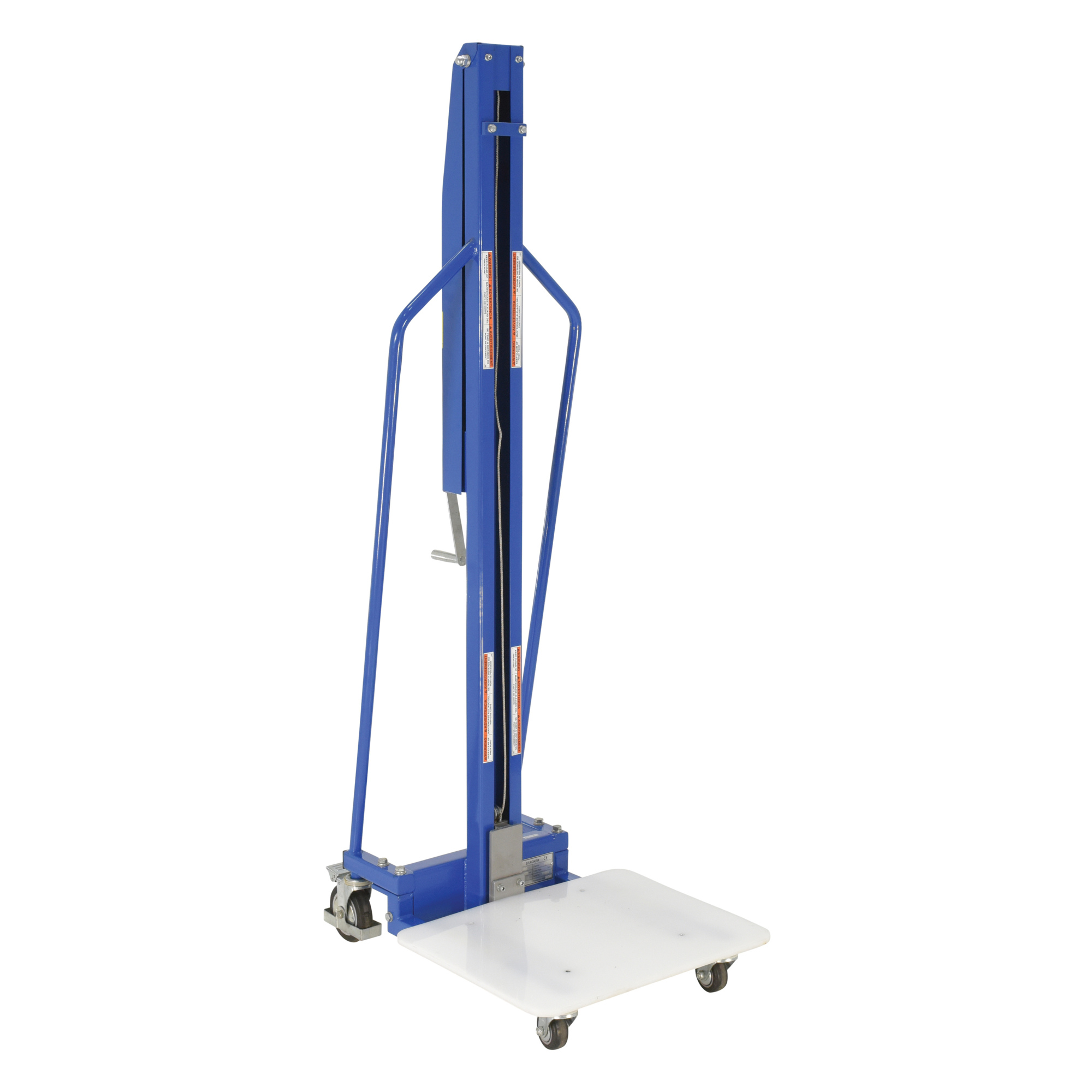 Vestil Steel Manual Work Positioner - 72in. Height, 220-Lb. Capacity, Adjustable Platform, Model# MWP-220-M