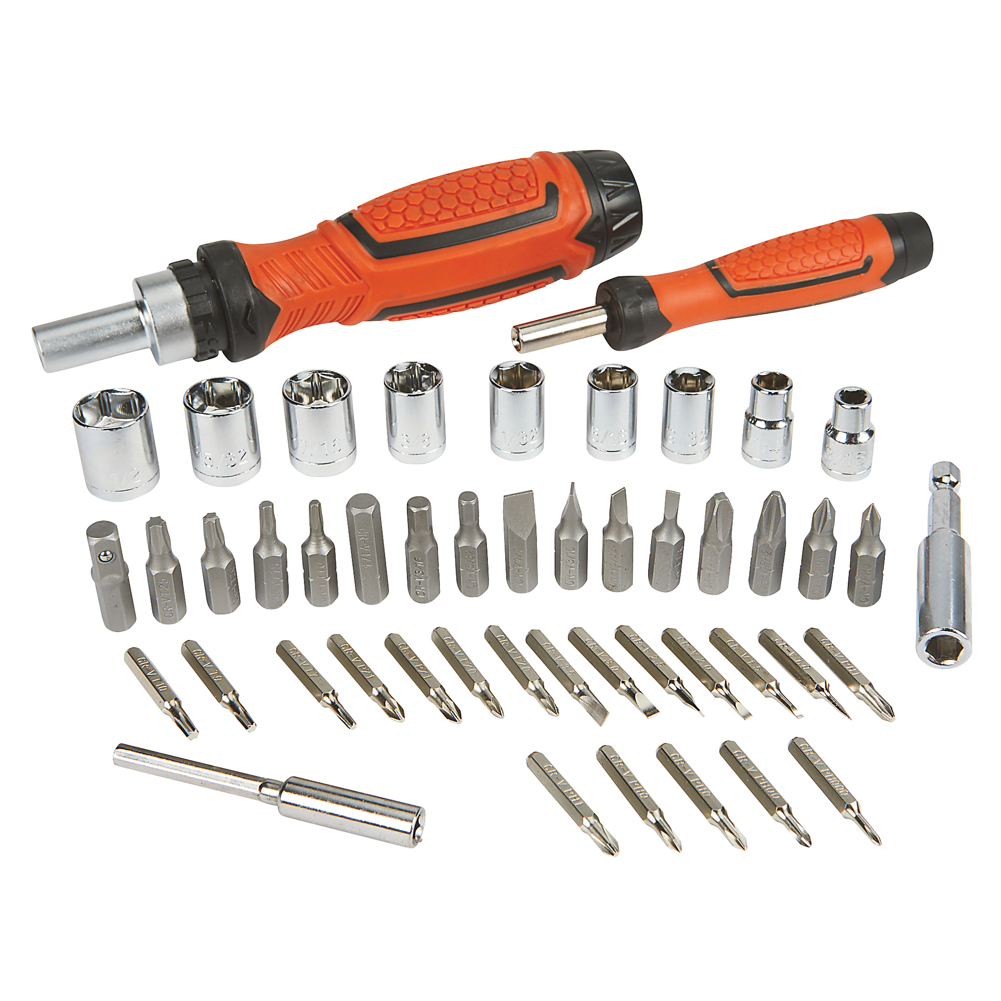 るーとん Ironton Ratcheting Screwdriver Sockets, 49-Pc. Set