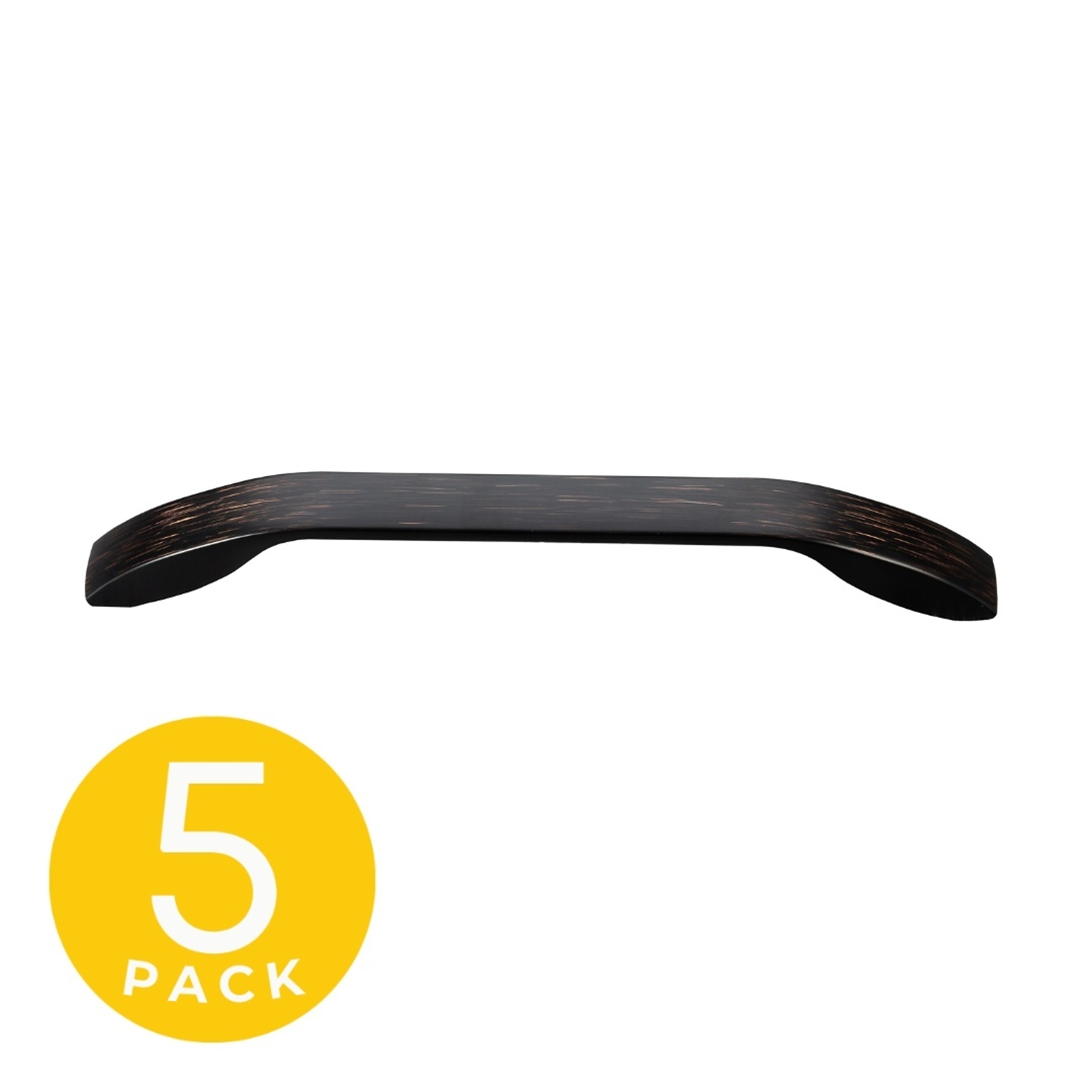 Sapphire, Gamma Series 6-1/4 in. (160 mm) Center-to-Center Modern Oil Rubbed Bronze Cabinet Handle/Pull (5-Pack), #SP-3191-160-ORB-5