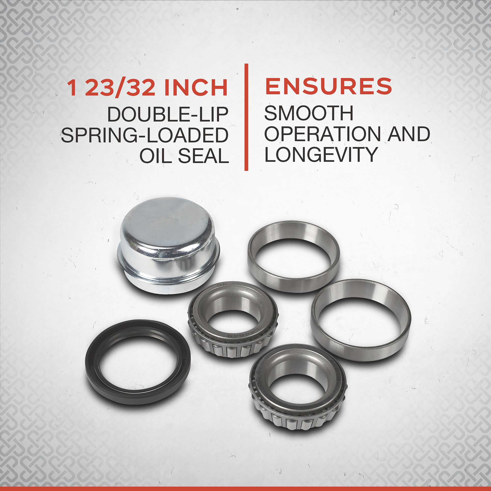 thumbnail image 2 of 2 Set Trailer Wheel Hub Bearings Kit 12192TB Trailer Grease 2 of 14