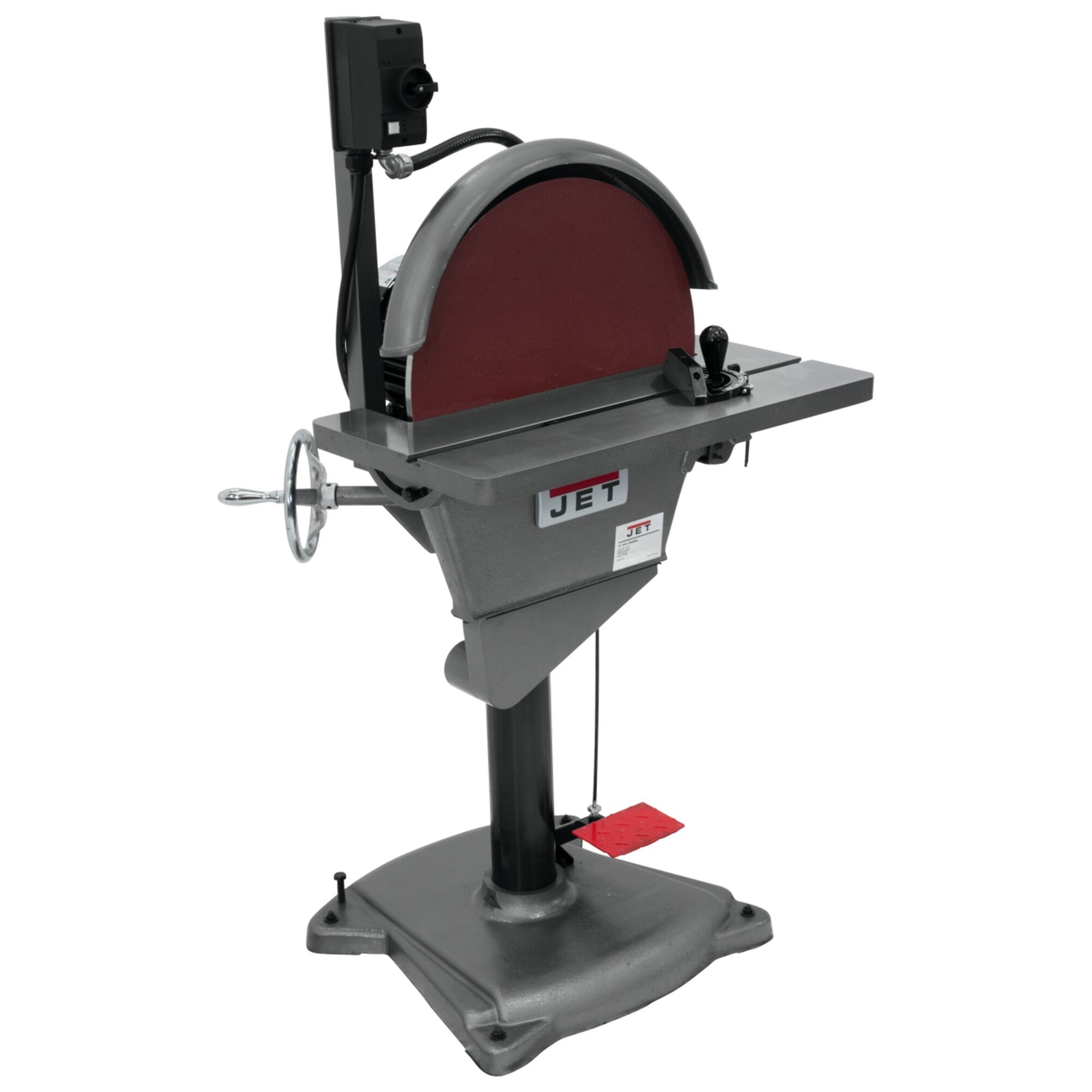 JET, Disc Sander, Belt Length 20 in, Belt Width 20 in, Model# J-4421-2
