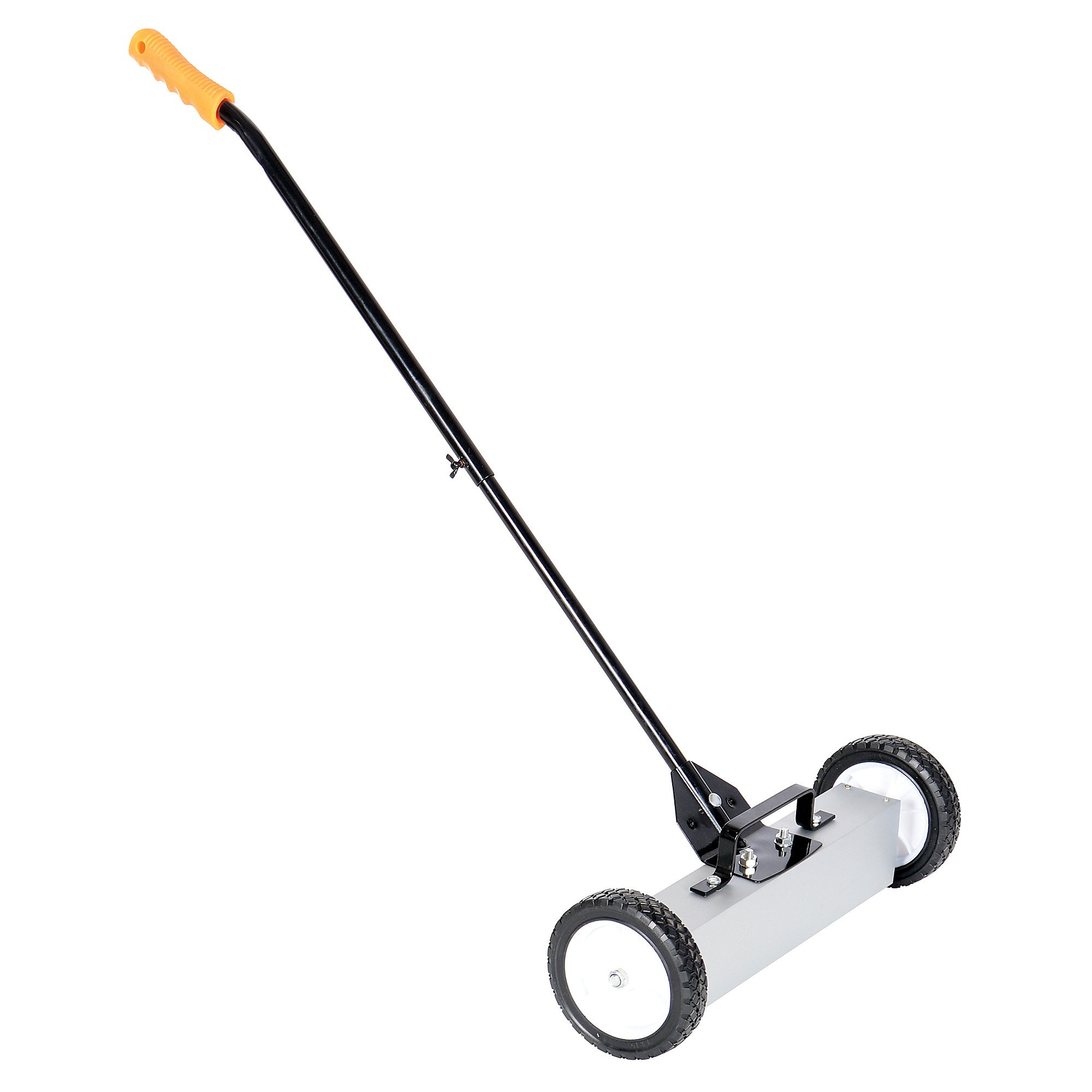 Vestil Magnetic Sweeper - 18in. Sweep Width, Handle Release, Ergonomic Design, Model# MFSR-18