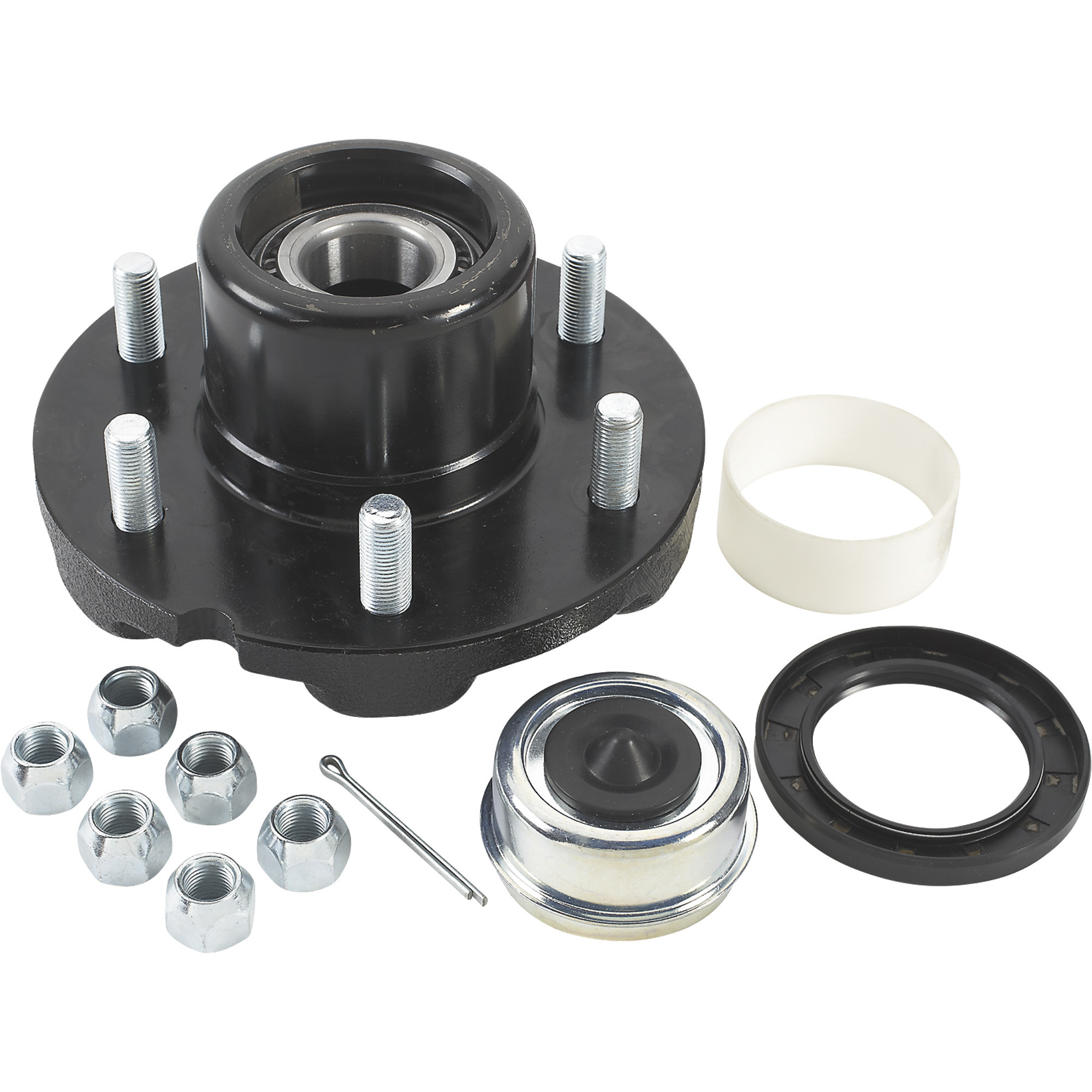 Ultra-Tow XTP Ultra-Pack Trailer Hub, 6 on 5-1/2in., 2750-Lb. Capacity