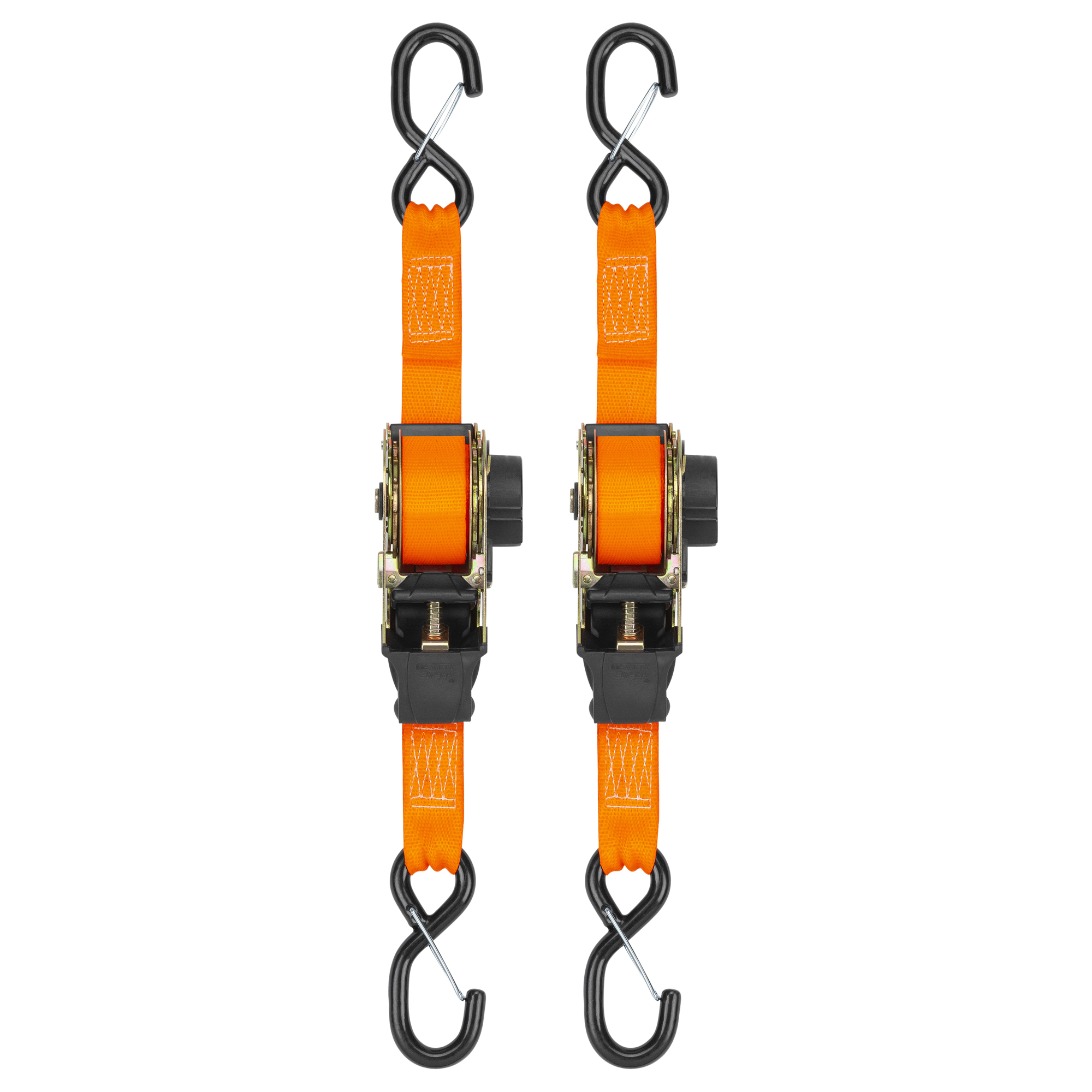 SmartStraps, 10ft. 3000lb Retractable Ratchet TieDown-Gated Hook 2Pk ...