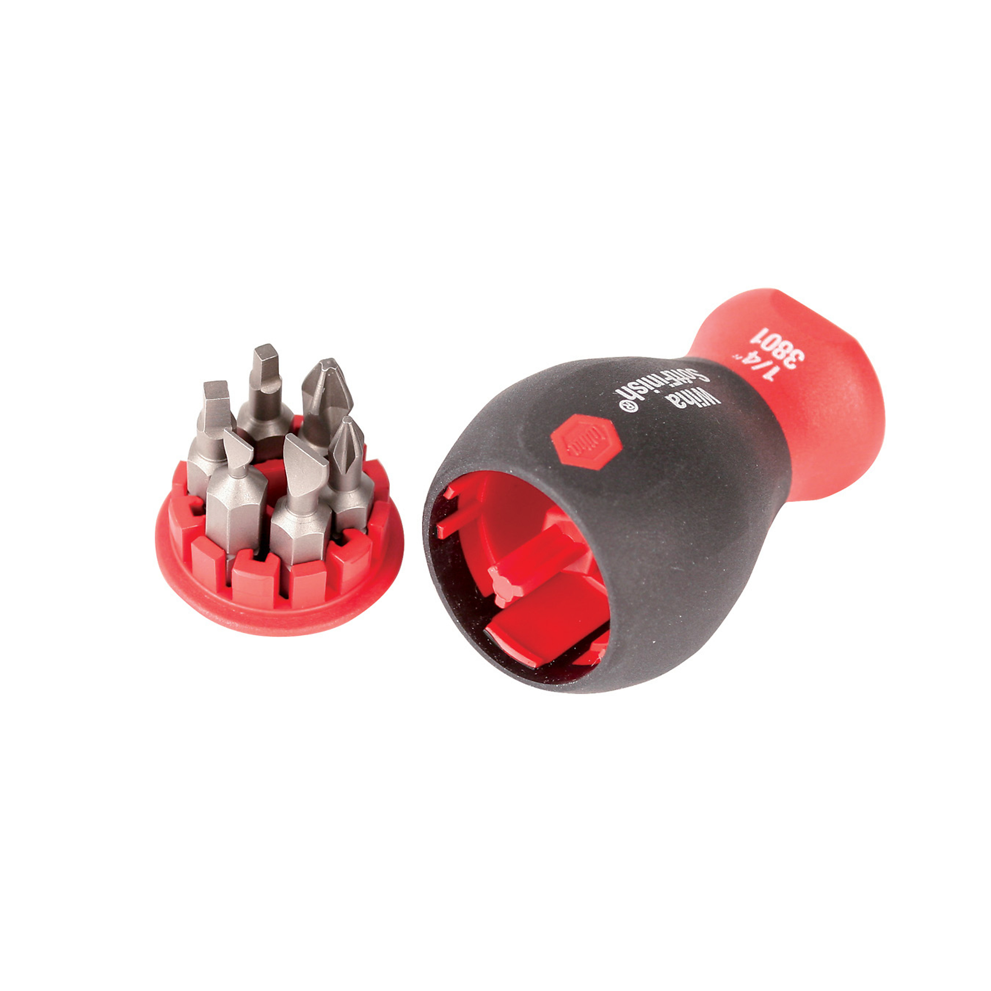 Wiha, 7PC SoftFinish Stubby Bit Holder Set, Included (qty.) 1 Model# 38048