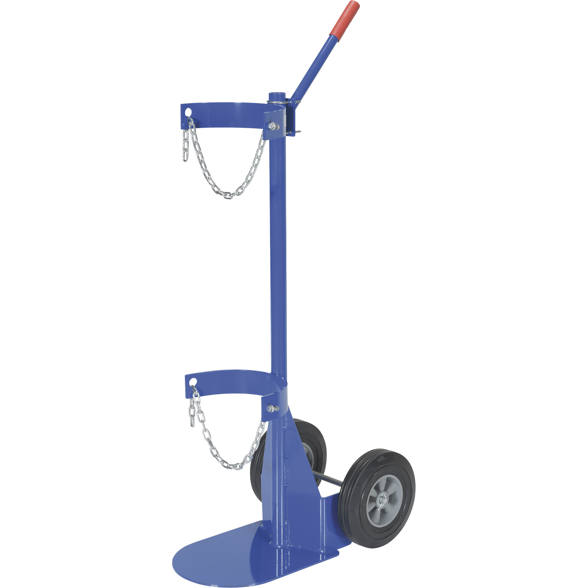 Vestil Steel Portable Economy Cylinder Lifter with Hard Rubber Wheels