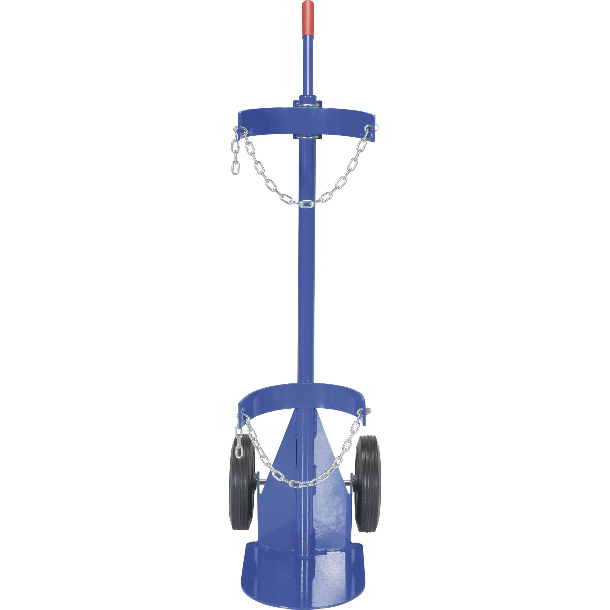 Vestil Steel Portable Economy Cylinder Lifter with Hard Rubber Wheels