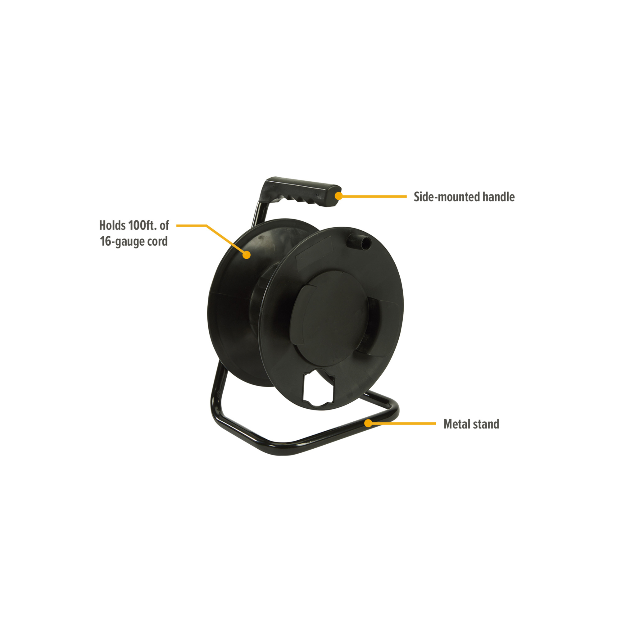 Strongway Portable Extension Cord Storage with Metal Stand, Model ...