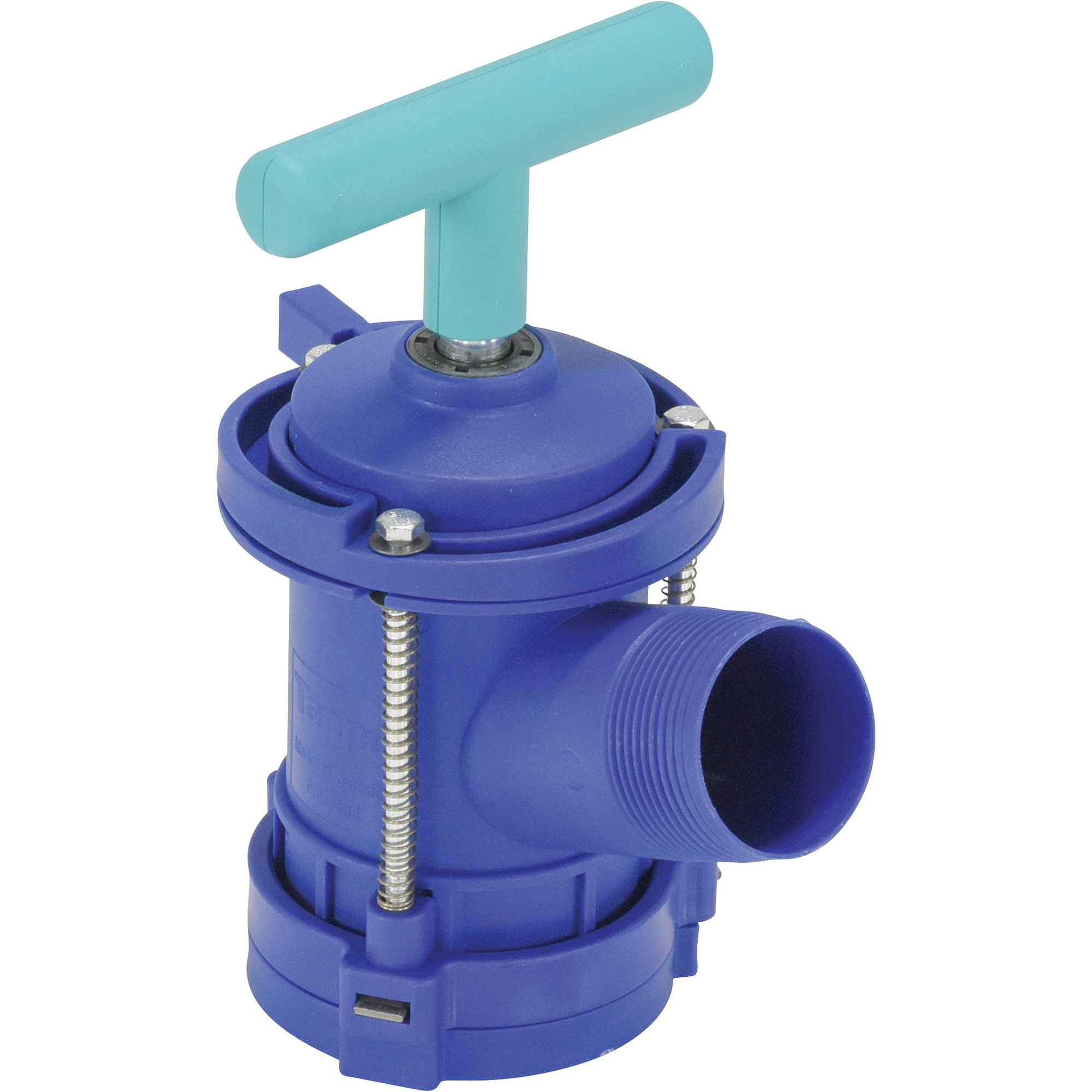 Vestil 55-Gallon Drum Tap - Fits 2in. Drum Bung, Nitrile Rubber Locking O-Ring, Model# TAP-3