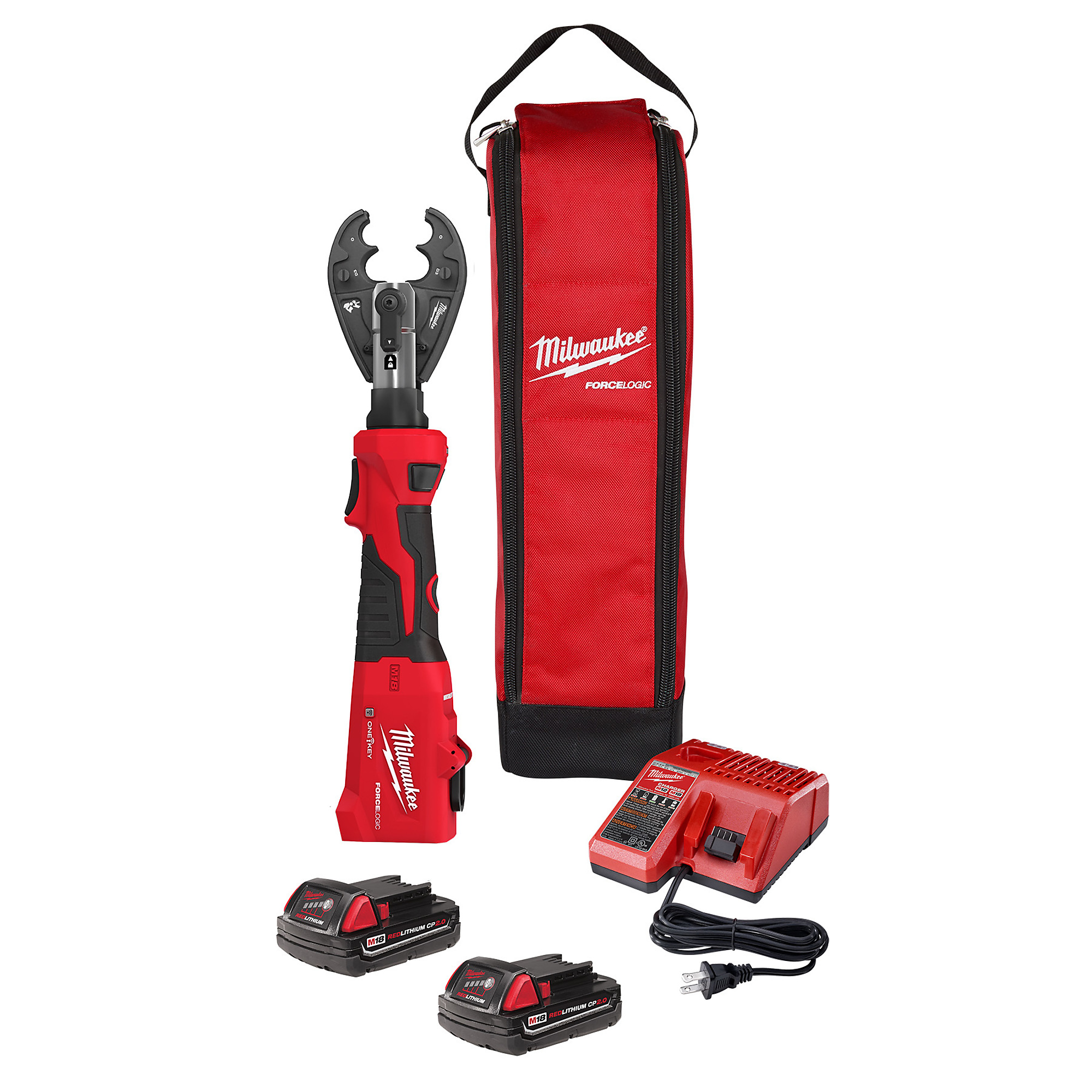 Milwaukee M18™ FORCE LOGIC™, M18 FORCE LOGIC 6T Linear Utility Crimper Kit  w/ O-D3 Jaw, Chuck Size Multiple in, Tools Included (qty.) Model#  2978-22O Northern Tool