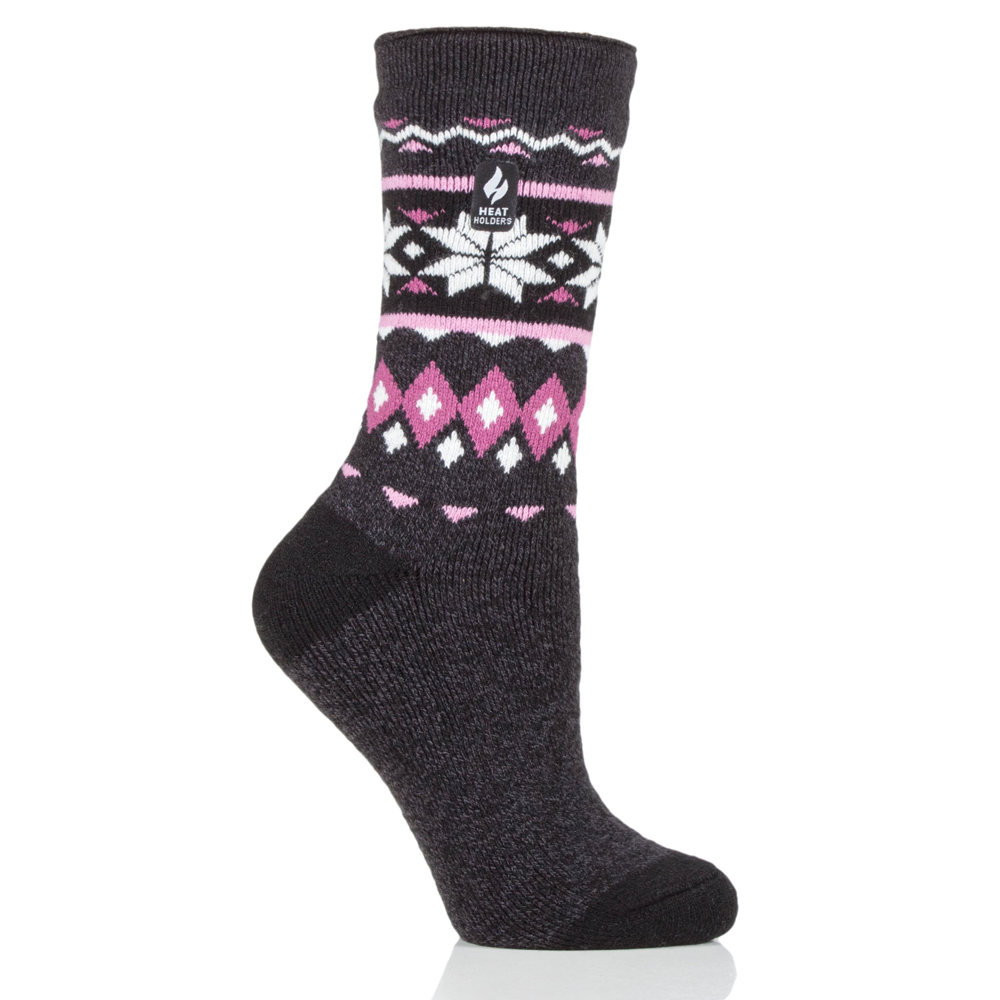 HEAT HOLDER ORIGINAL LADIES THERMAL SOCKS 5-9 BLACK