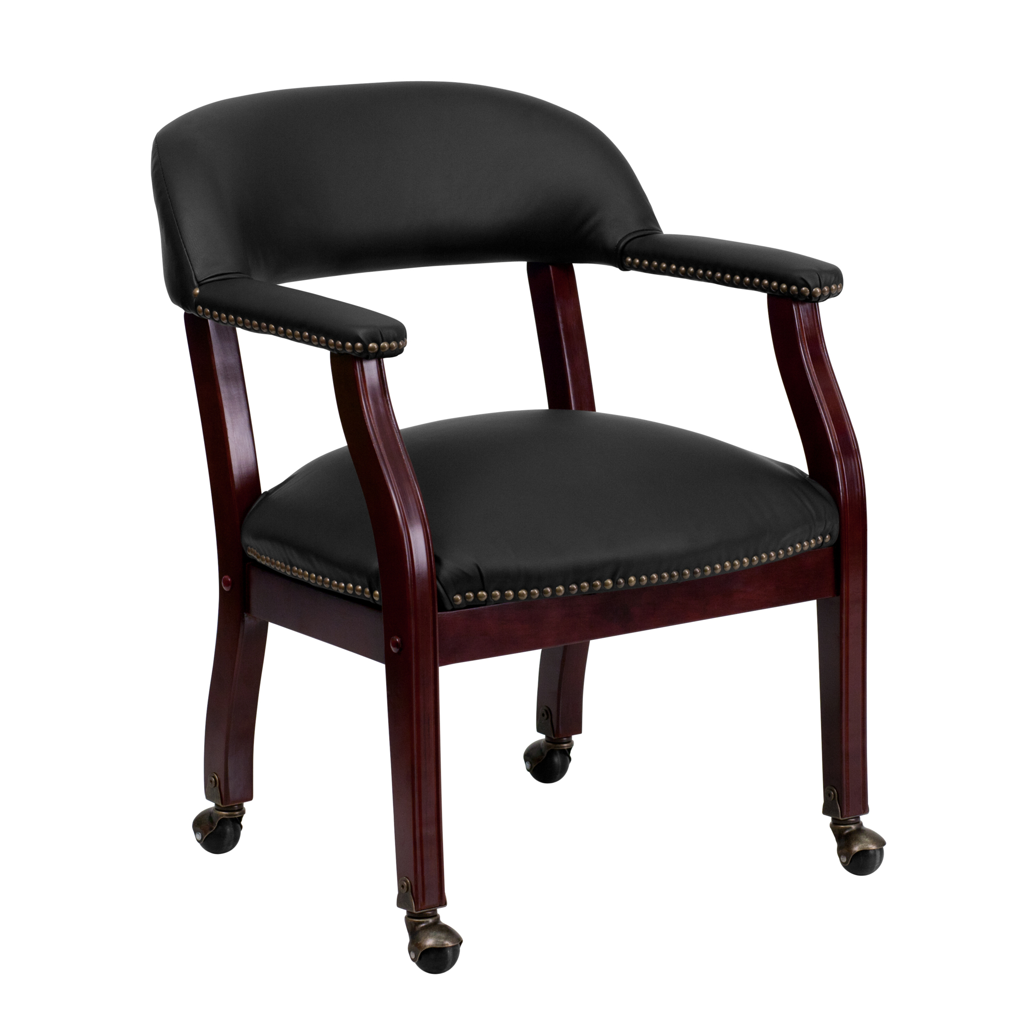 Flash Furniture, Black LeatherSoft Conference Chair with Casters, Included (qty.) 1 Model# BZ100LFBKLEA