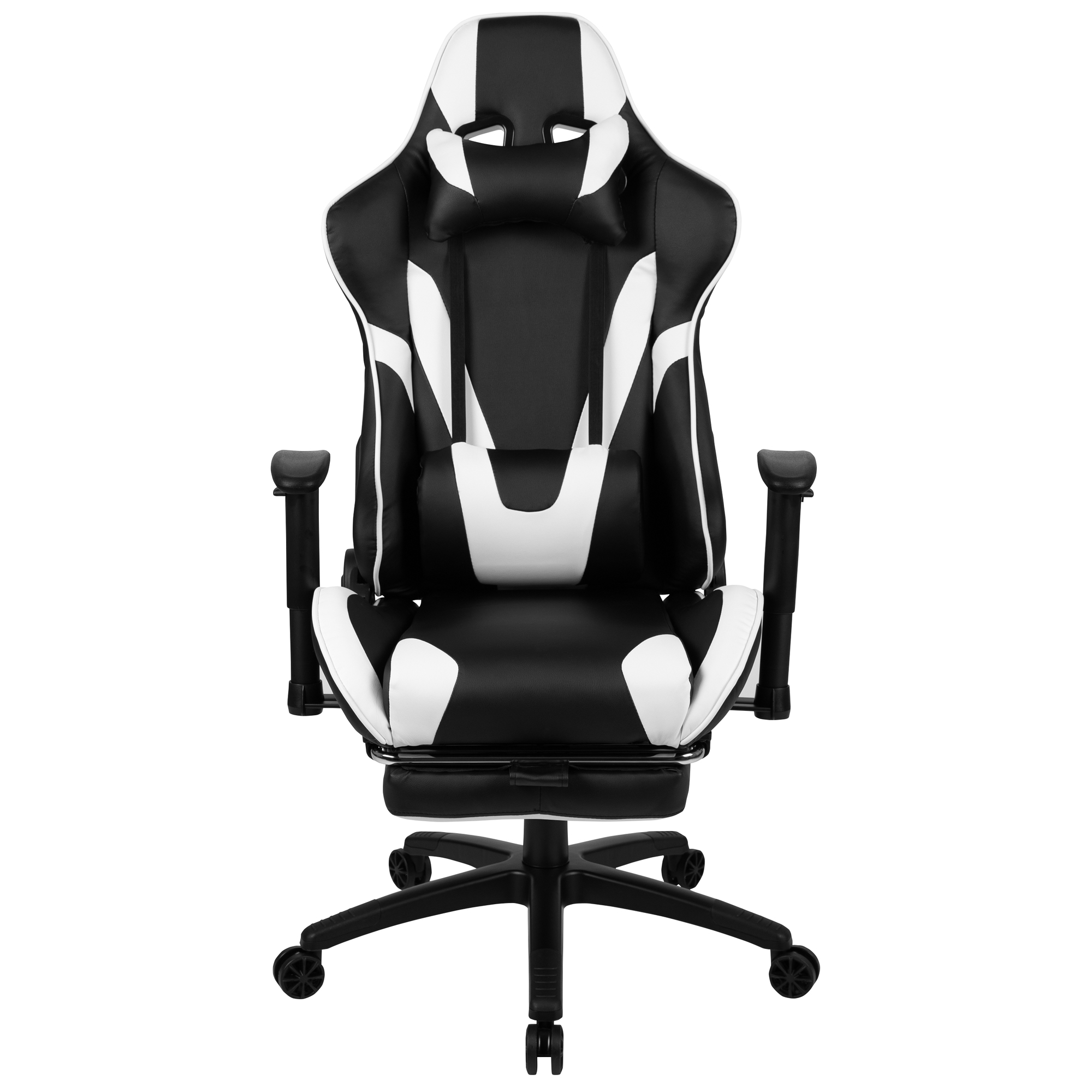 Flash Furniture, Black Reclining Gaming Chair with Footrest, Primary ...