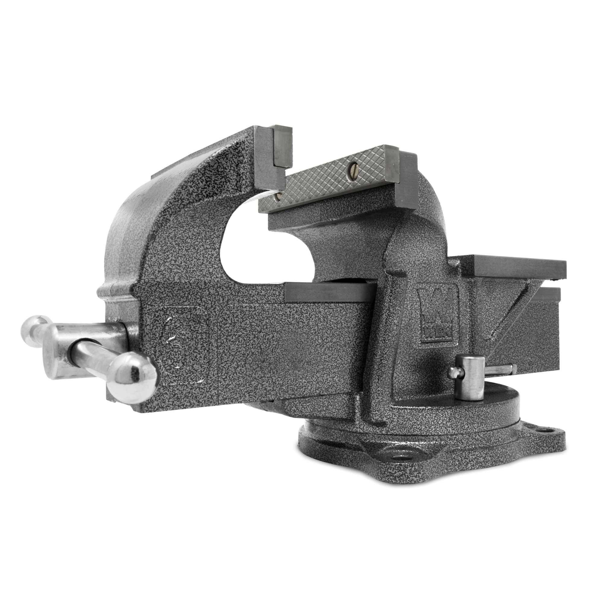 WEN Cast Iron Bench Vise with Swivel Base - 6in. Jaw Width, 6.63in. Jaw Capacity, 3700 Lb. Clamping Force, Model# BV456