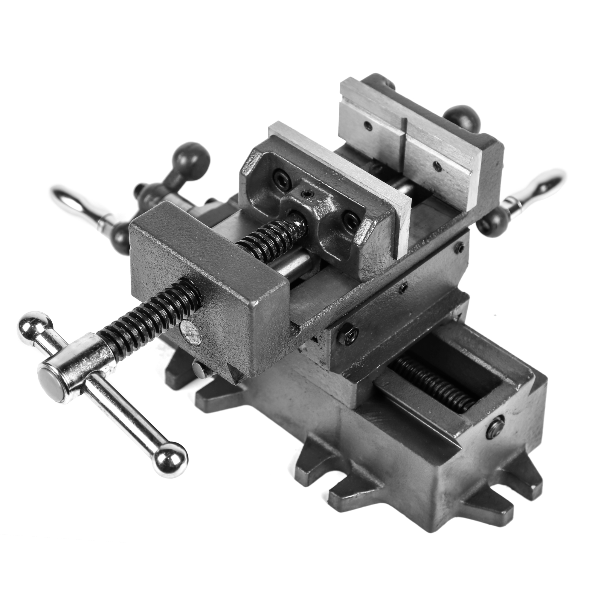 WEN Cross Slide Benchtop and Drill Press Vise - 3.25in. Jaw Width, 3.5in. Jaw Capacity, Cast Iron, Model# CV413