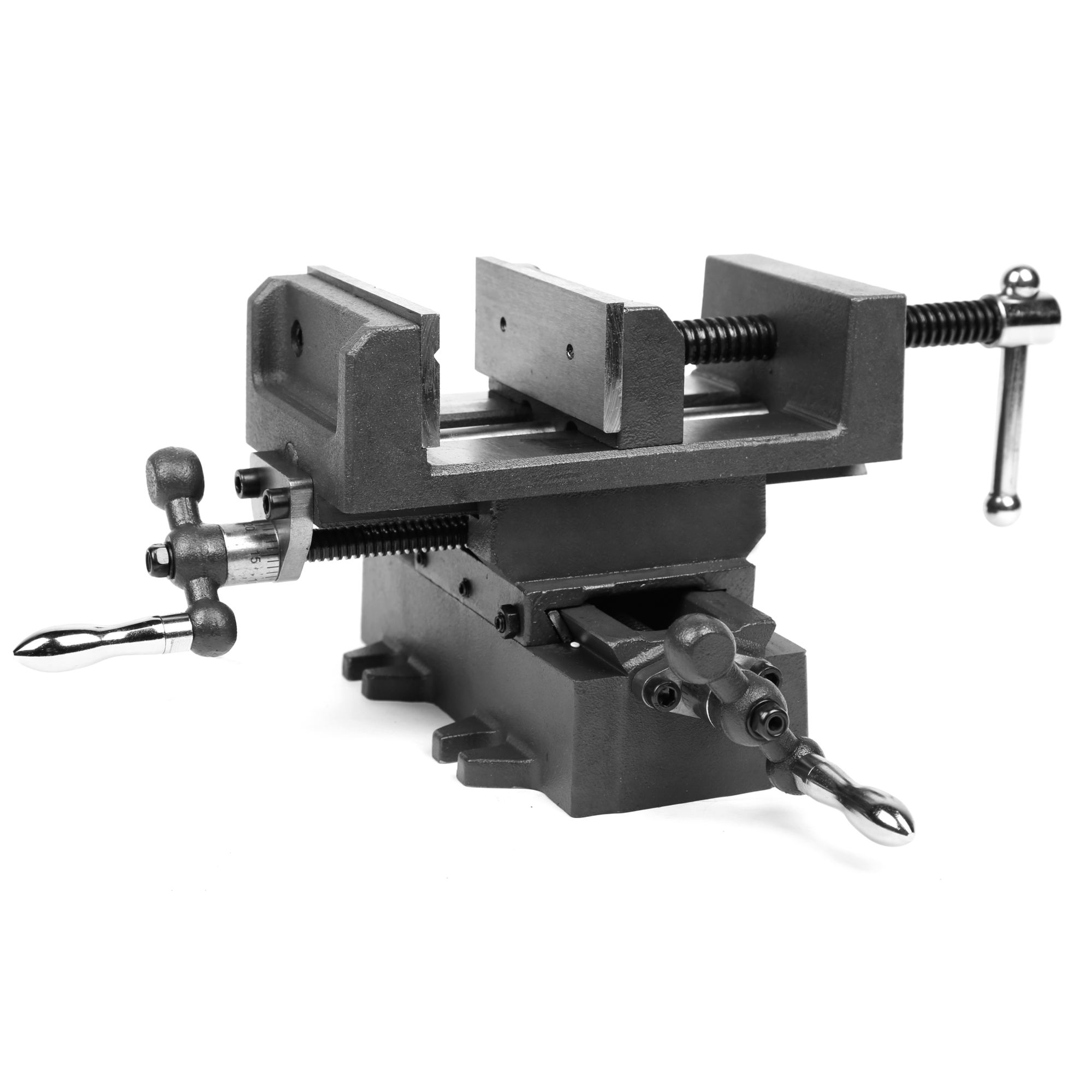 WEN Cross Slide Benchtop and Drill Press Vise - 4.25in., Cast Iron, 4.125in. Jaw Width, 4.5in. Jaw Capacity, Model# CV414