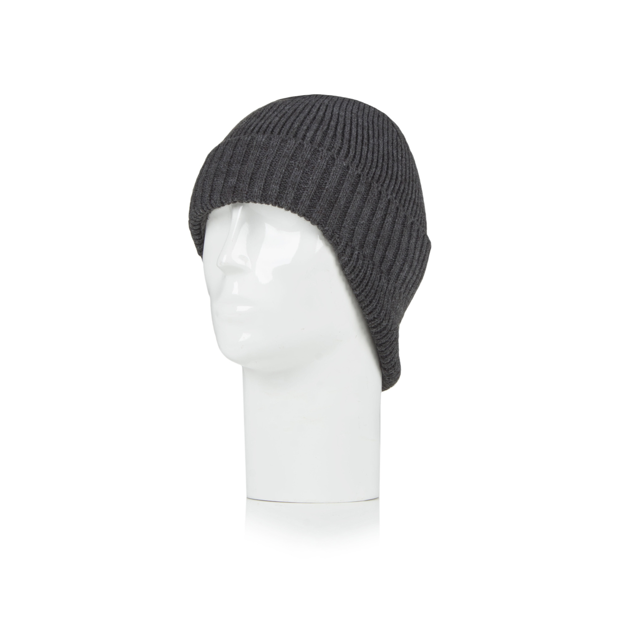 Heat Holders Men's Daniel Cosy Ears Hat Charcoal One Size