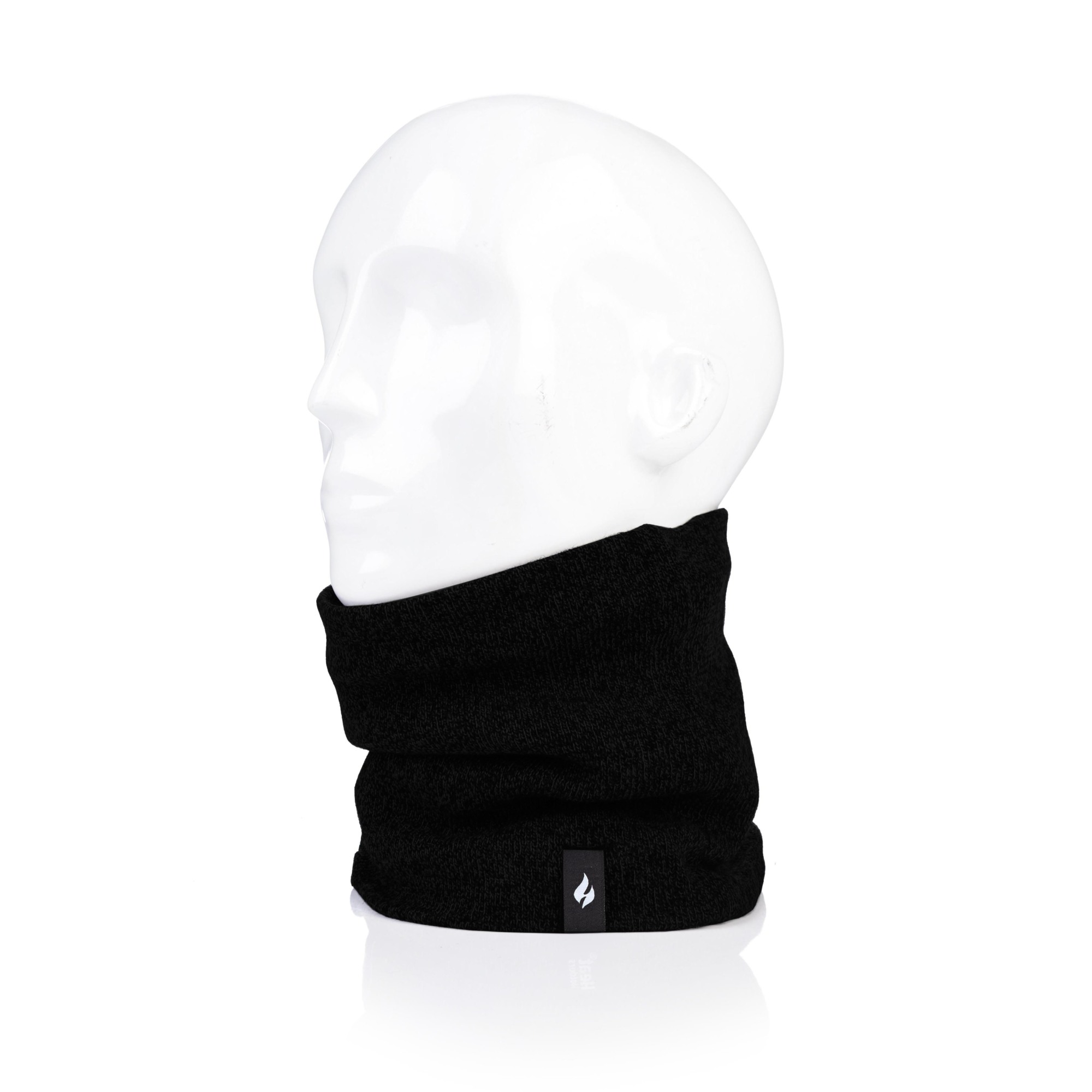 Heat Holders Men's Nicholas Solid Neck Warmer Black One Size