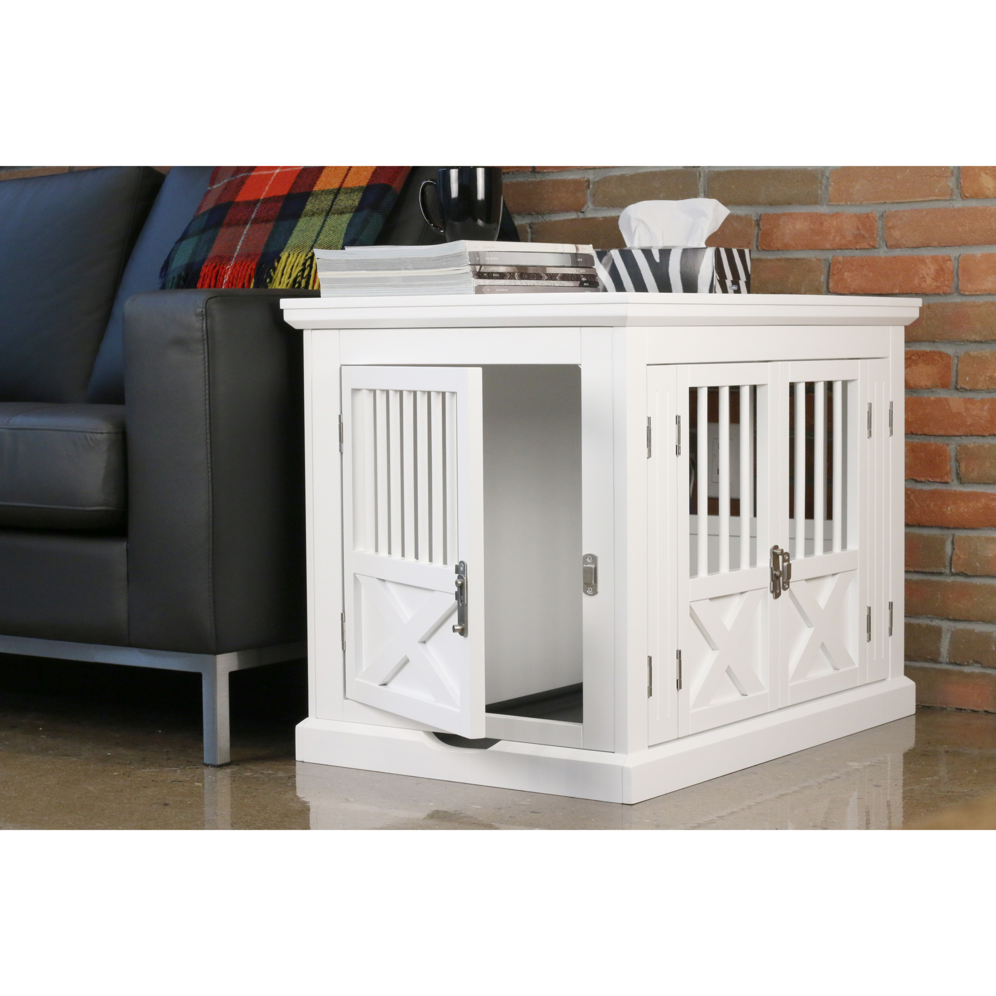 Merry products triple door dog crate hotsell