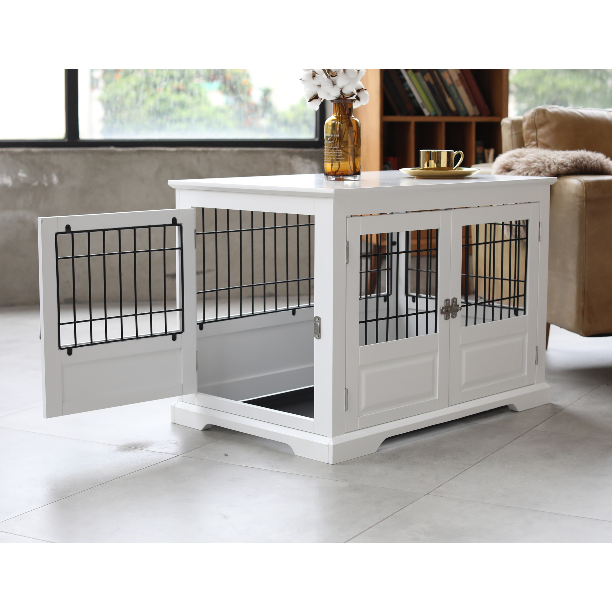 Merry products triple door large best sale dog crate