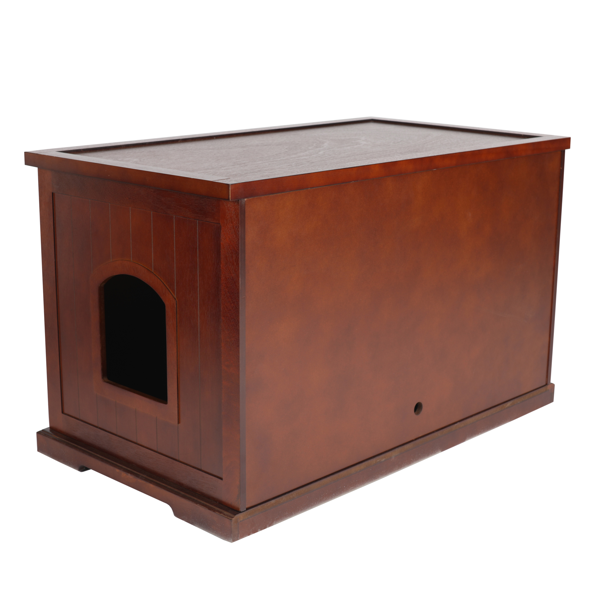 Merry Products Cat Washroom Bench Walnut Model MPS012