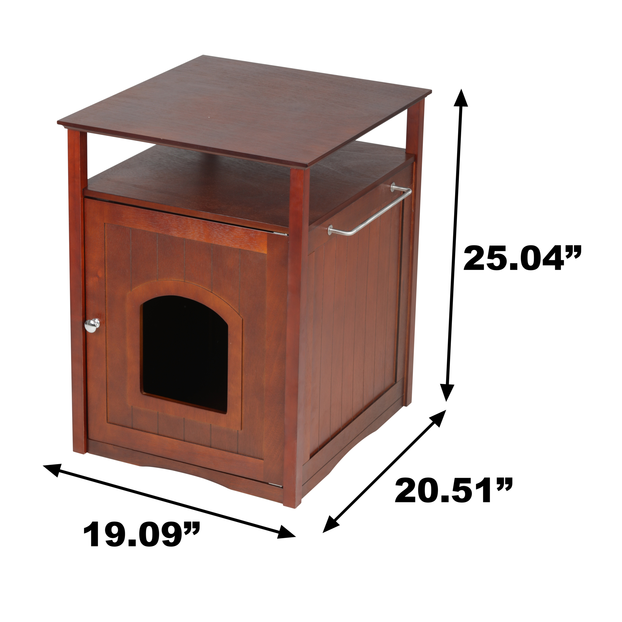 Merry Products, Cat Washroom Litter Box Cover/Night Stand,White, Model