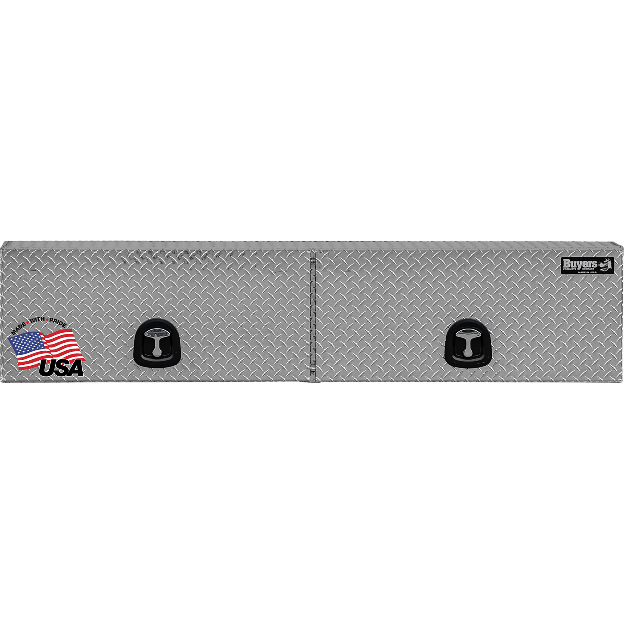 Buyers Products, 16x13x88 Diamond Tread Aluminum Topsider, Width 16 in, Material Aluminum, Color Finish Diamond Plate Silver, Model# 1701356