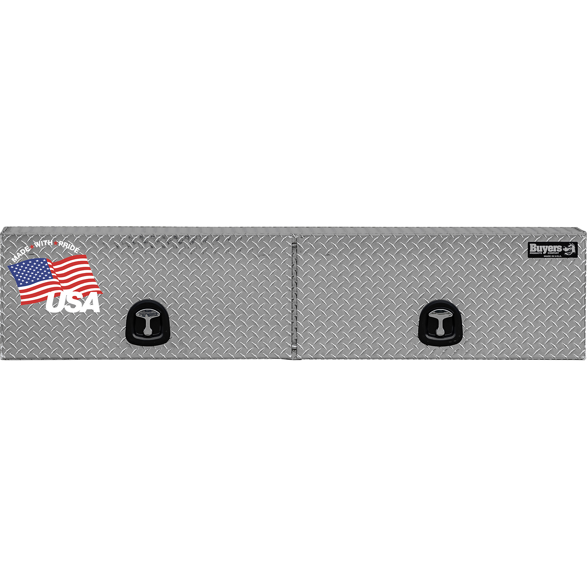 Buyers Products, 16x13x72 Diamond Tread Aluminum Topsider, Width 16 in, Material Aluminum, Color Finish Diamond Plate Silver, Model# 1701351
