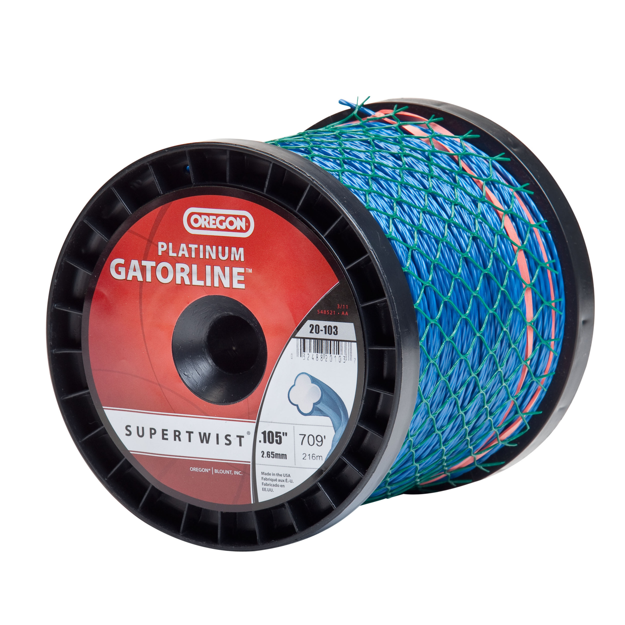 Oregon Magnum Gatorline Trimmer Line Round 0.095 in. 3 lb. Spool