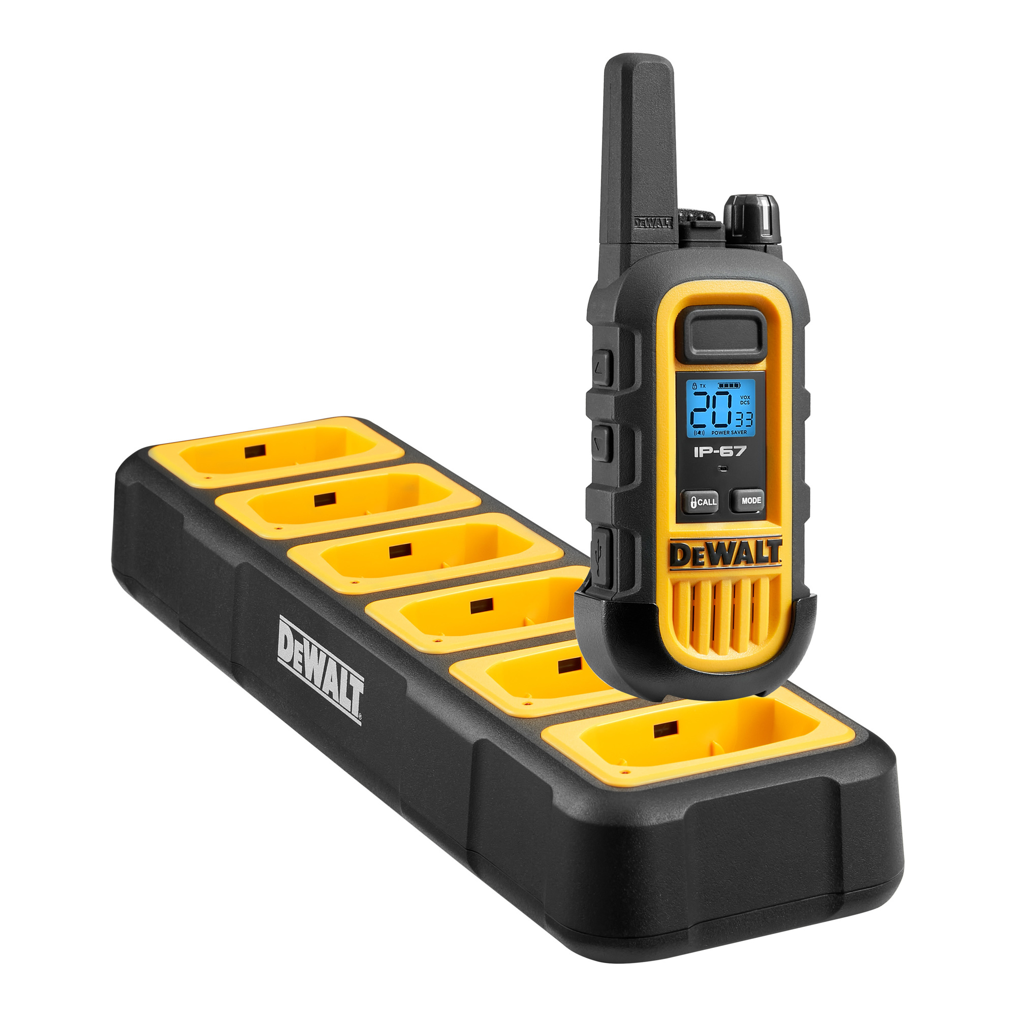 DEWALT Port Charger for Two-Way Radio DXFRS300, Model# DXFRSCH6-300B  Northern Tool
