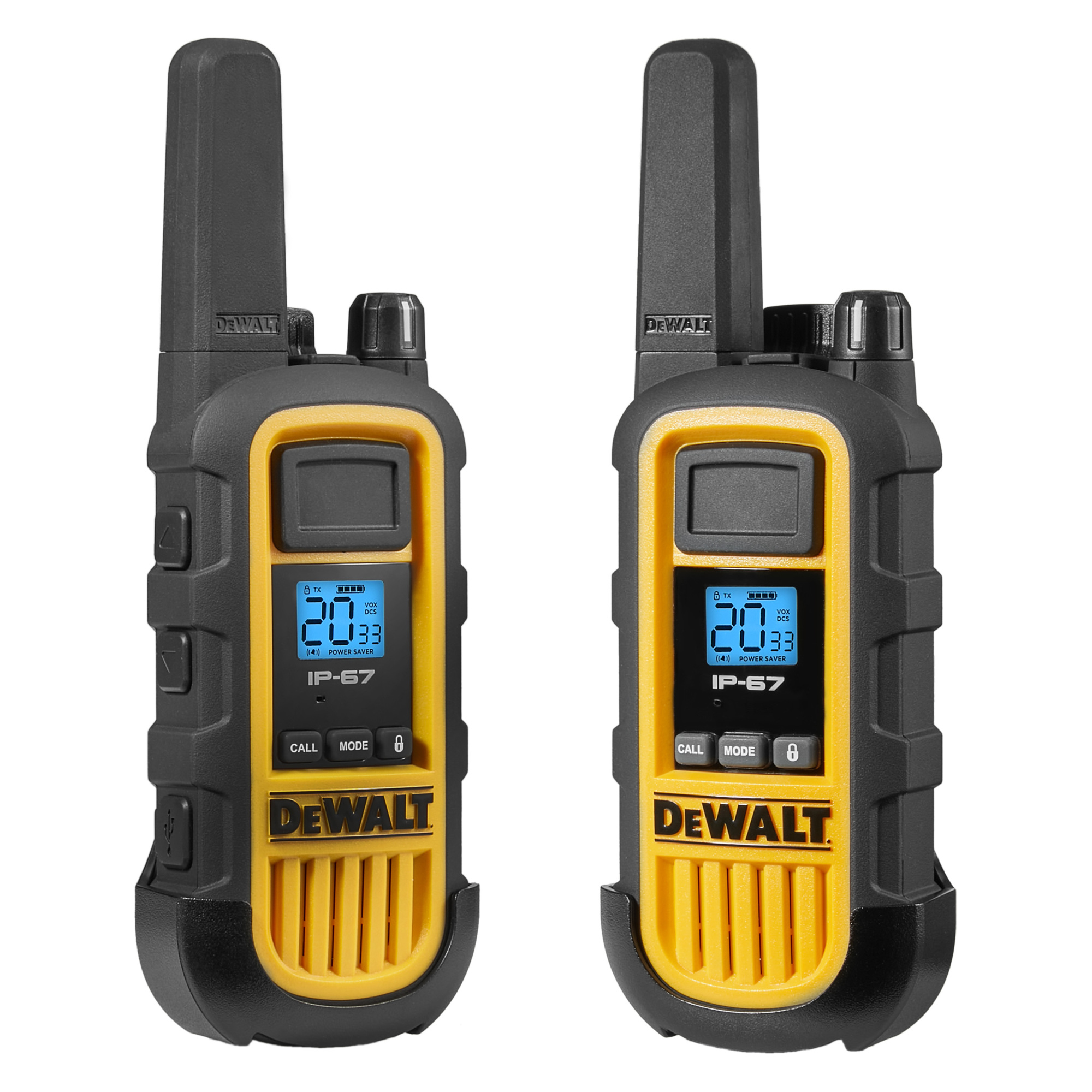 DEWALT 3 sets of TwoWay Radios, w/ Headset, 300,000 Mile Range, 22