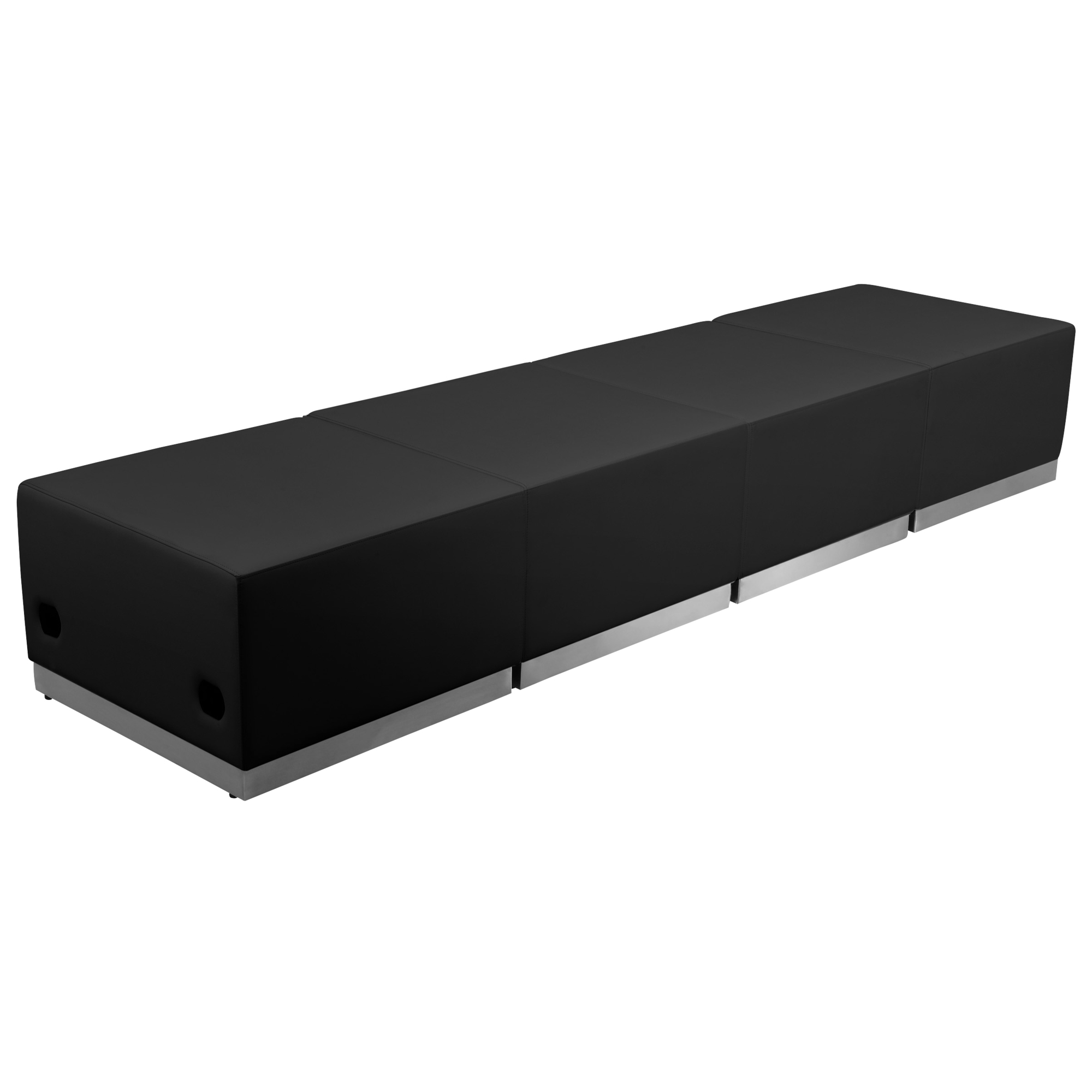 Flash Furniture, 4 PC Black LeatherSoft Reception Configuration, Included (qty.) 4 Model# ZB803540SBK