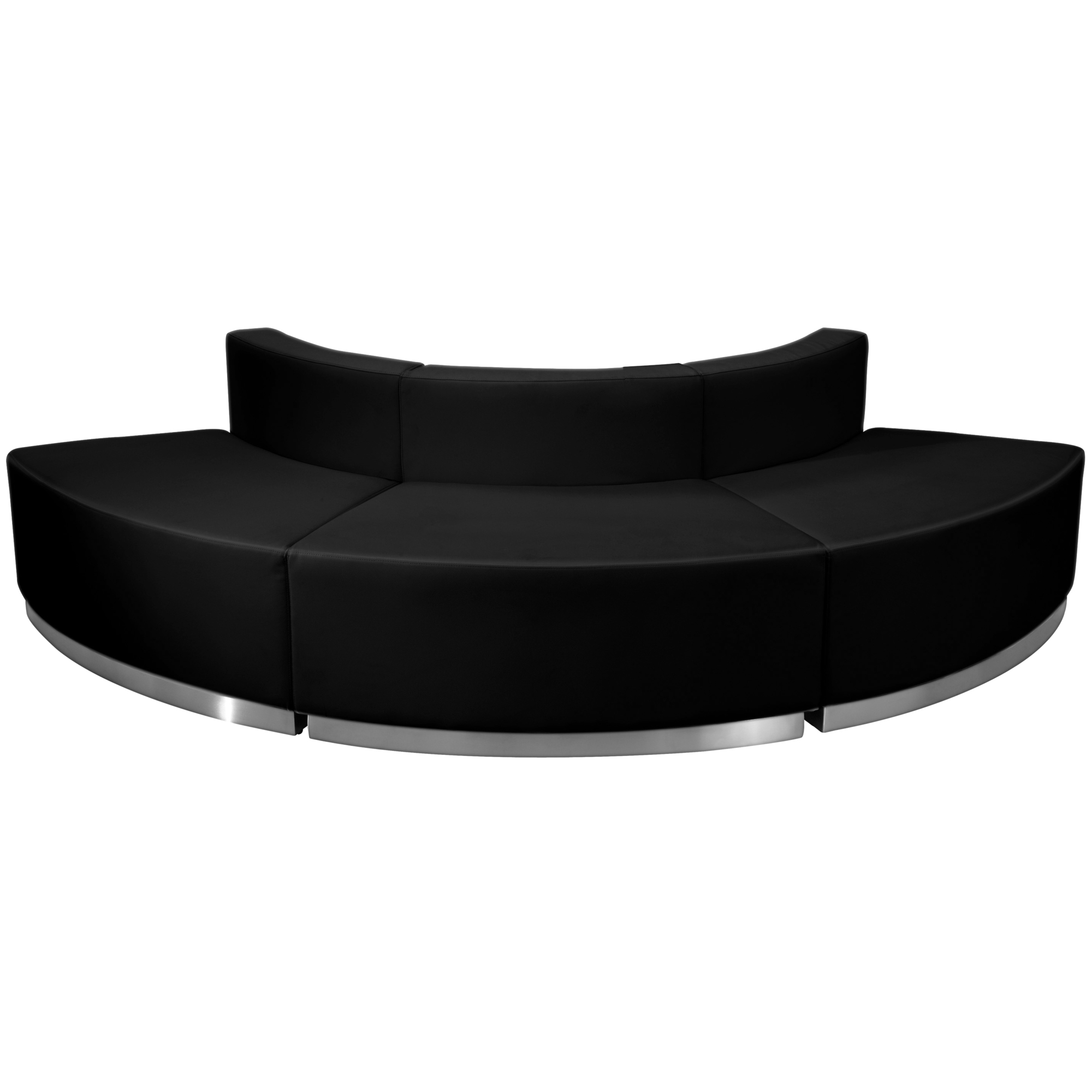 Flash Furniture, 3 PC Black LeatherSoft Reception Configuration, Included (qty.) 3 Model# ZB803800SBK
