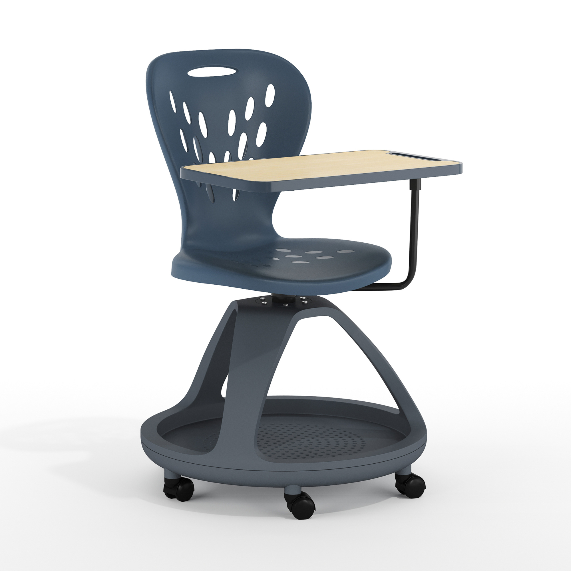 Chair with best sale desk attached