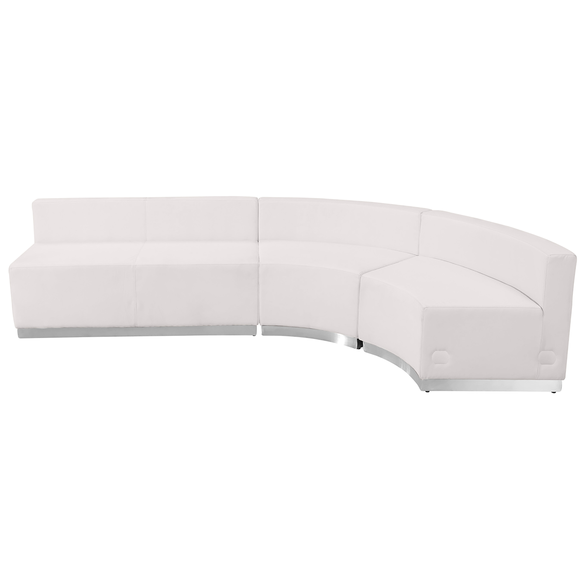 Flash Furniture, 3 PC White LeatherSoft Reception Configuration, Included (qty.) 3 Model# ZB803750SWH