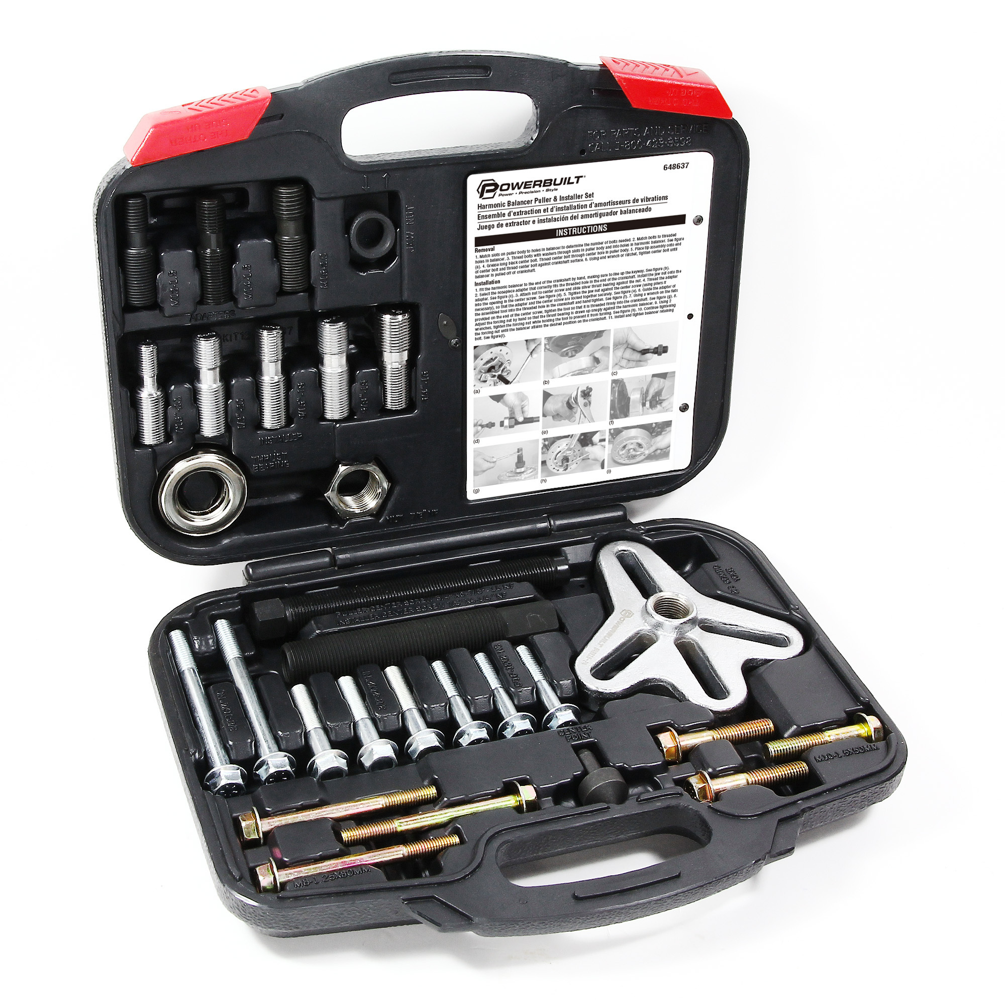 Powerbuilt, Harmonic Balancer Puller Installer Set, Model# 648637 