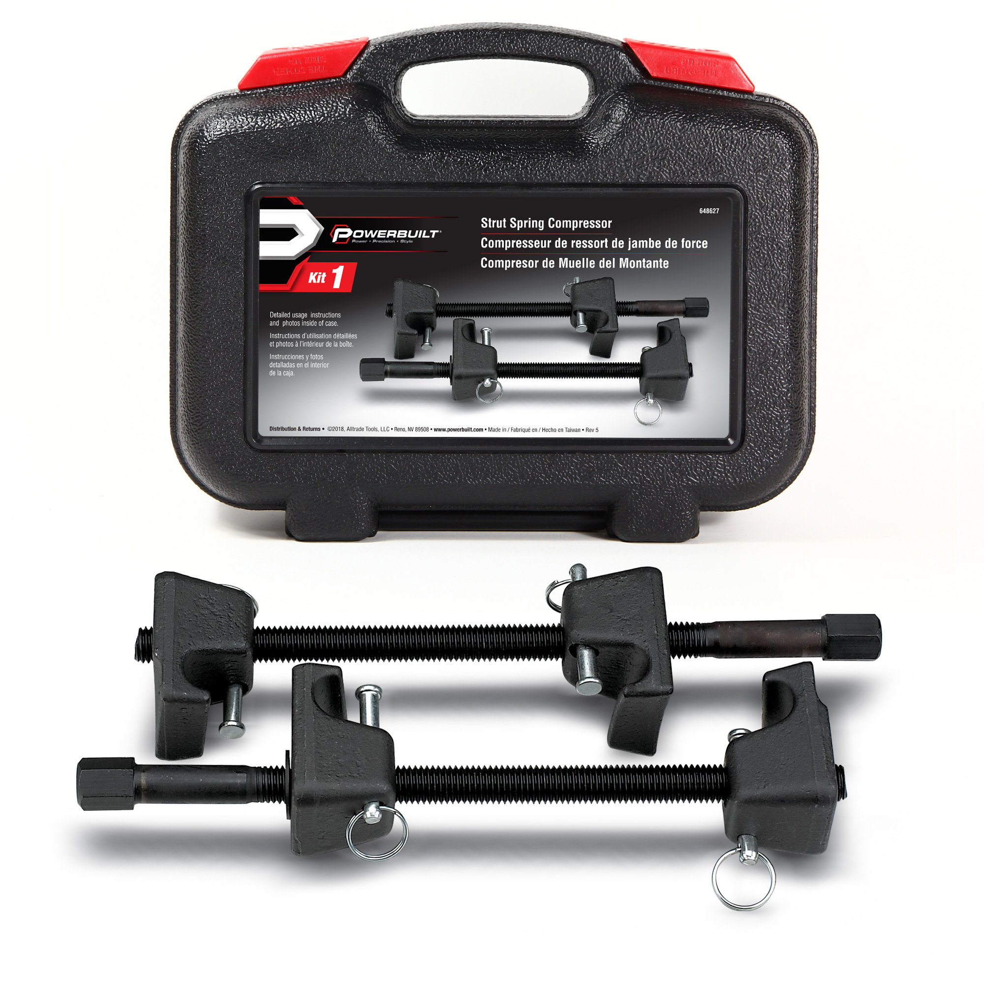 Powerbuilt, Strut Spring Compressor Kit, Model 648627 Northern Tool