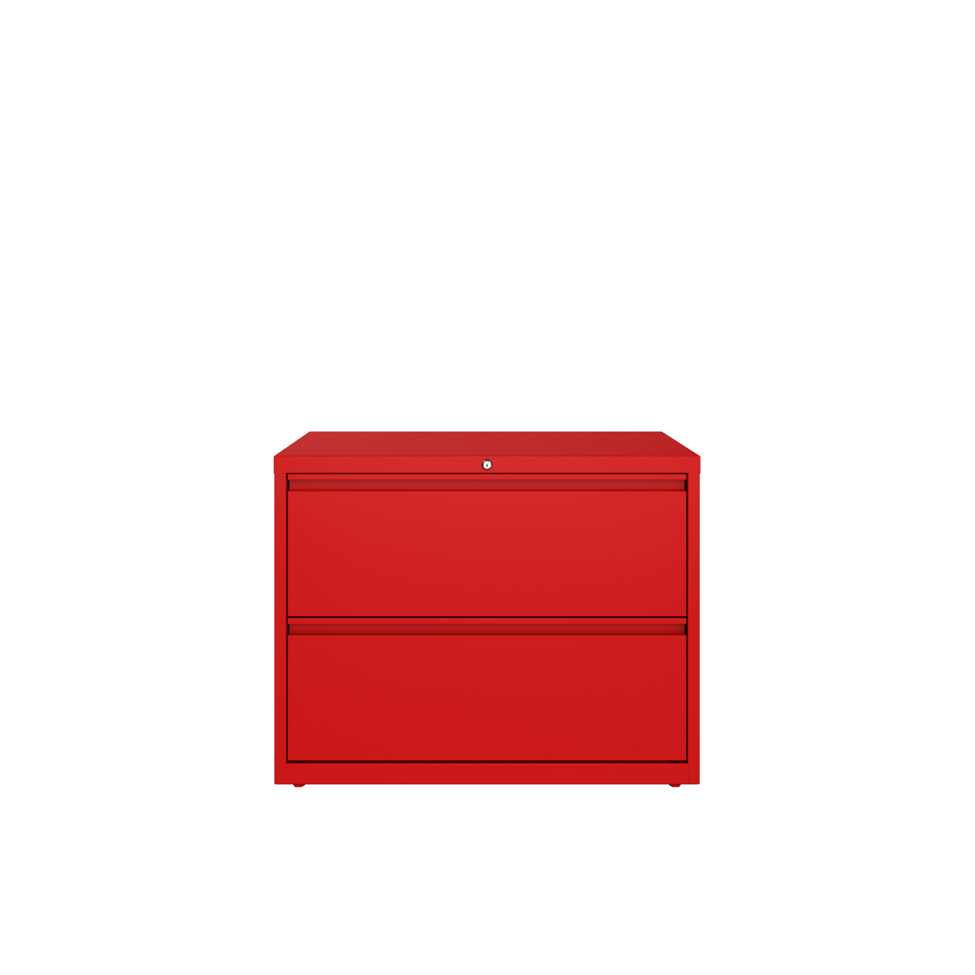 Hirsh Industries, 2 Drawer Lateral File Cabinet, Width 36 in, Depth 18.625 in, Height 28 in, Model# 24249