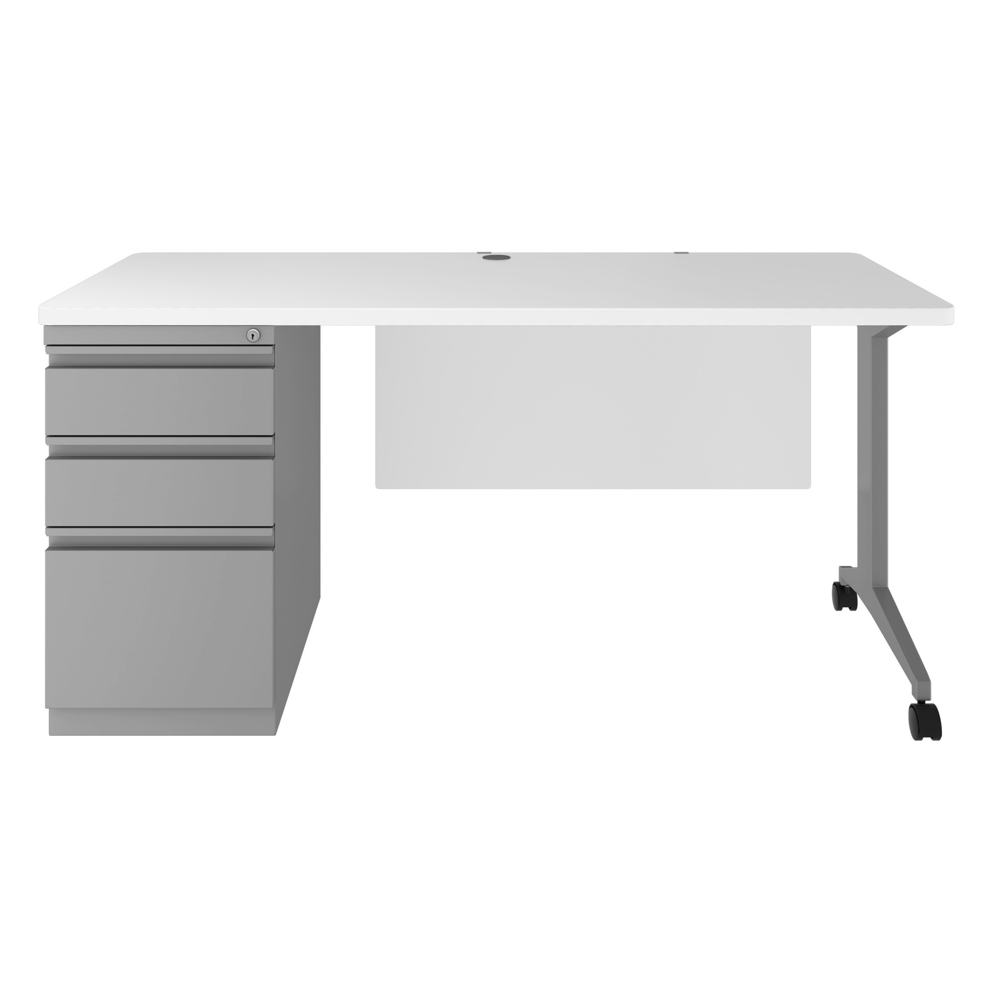 Hirsh Industries, Modern Teacher's Desk, Width 60 in, Height 28.75 in, Depth 24 in, Model# 24226