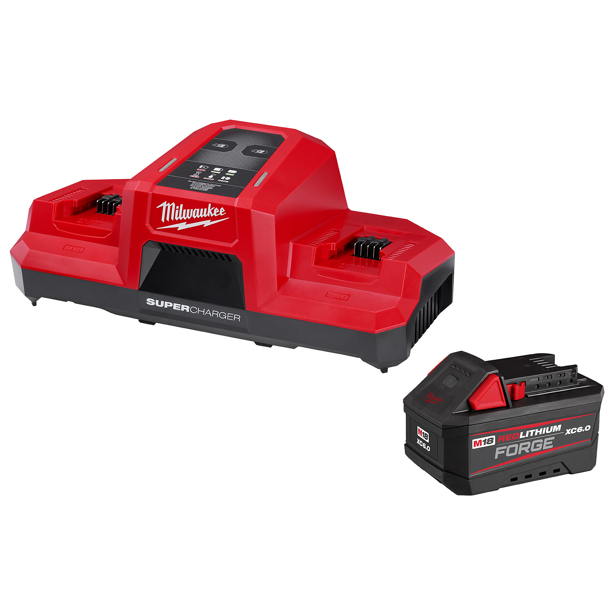 Milwaukee, M18 Forge 6.0 Starter Kit, Volts 18, Battery Type Lithium-ion,  Model# 48-59-1861